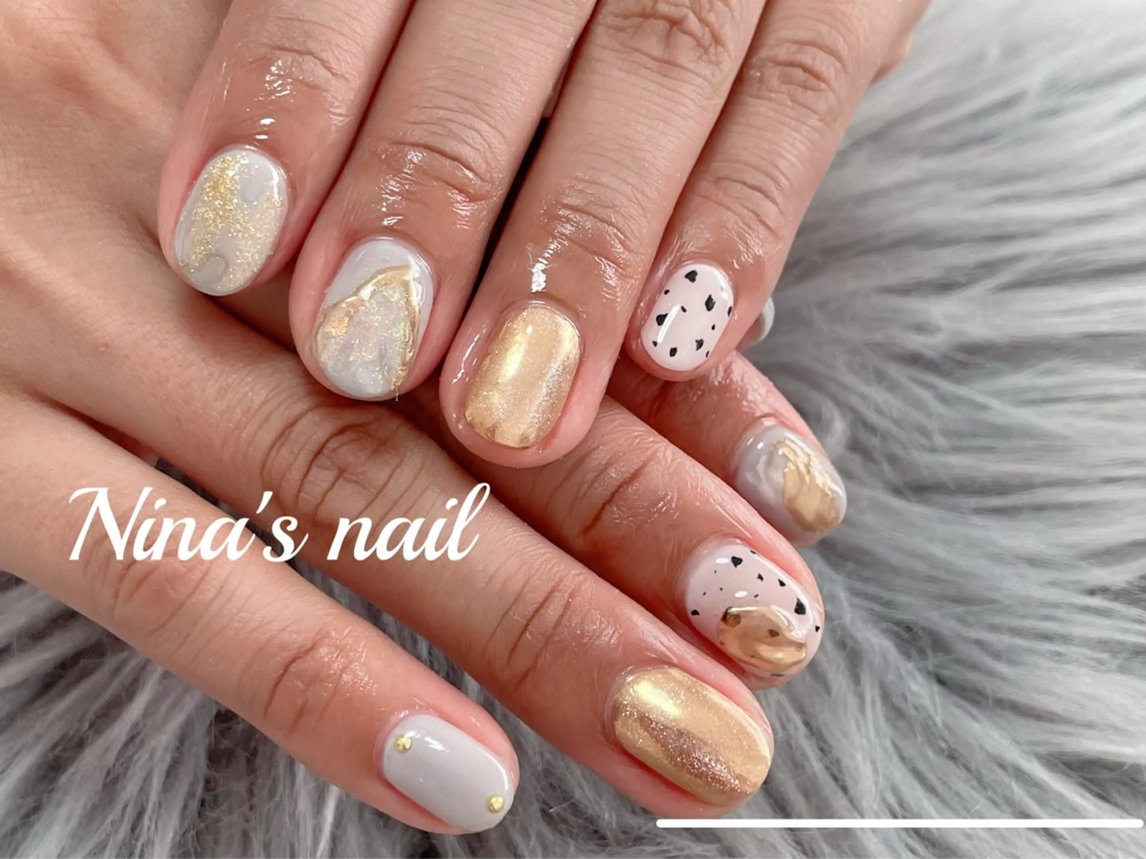 ショート ハンドネイル Nina's nailのネイルデザイン