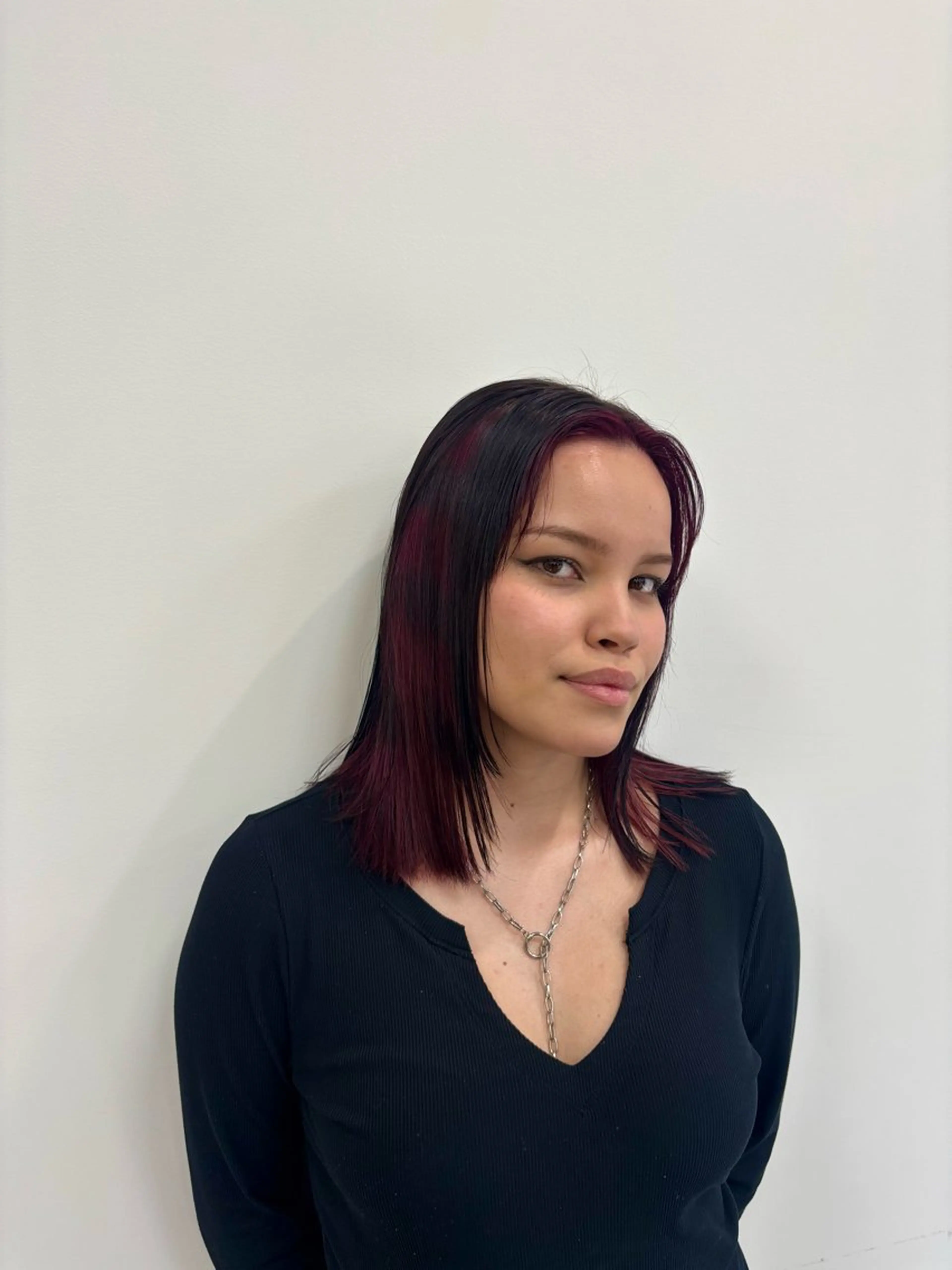 ミディアム カラー NANA #艶カラーのヘアスタイル