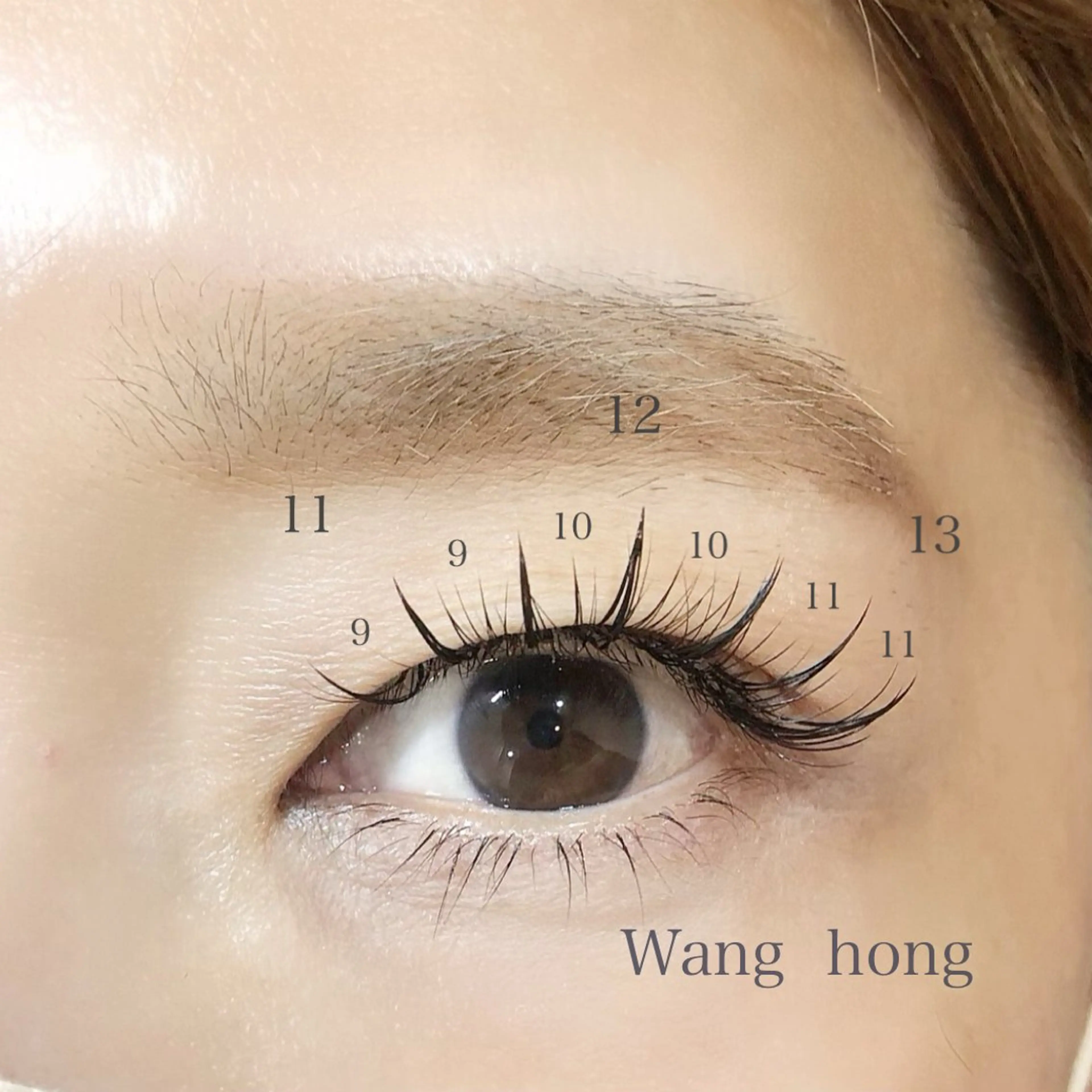 マツエク・マツパ . makotoのマツエク・マツパデザイン