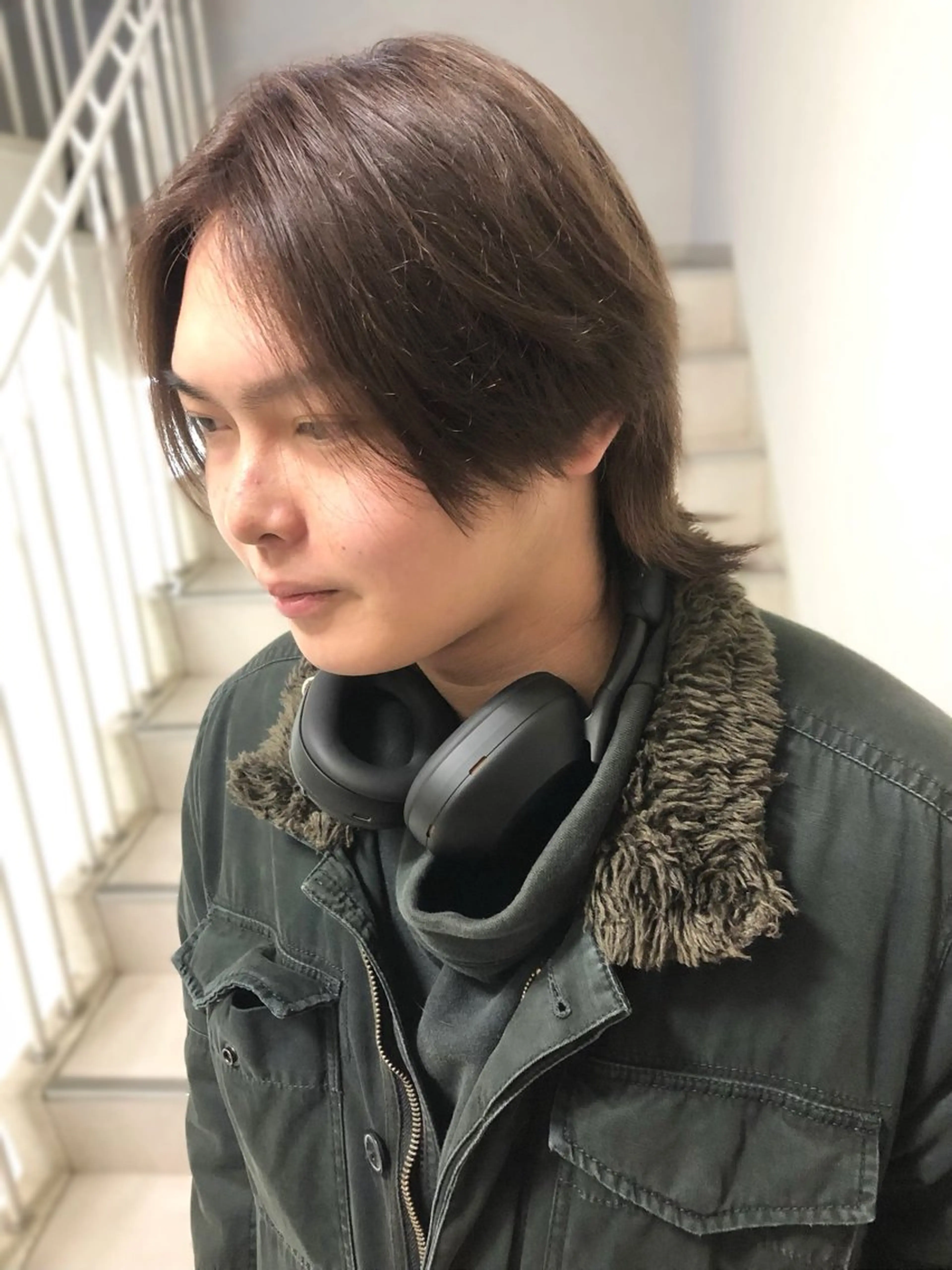 カラー ヘアアレンジ メンズ メンズブリーチ ブリーチ ブラウンカラー カット ヘアカラー トリートメント ヘアセット ainico+所属・メンズ特化✂️栗原 侑也のヘアスタイル