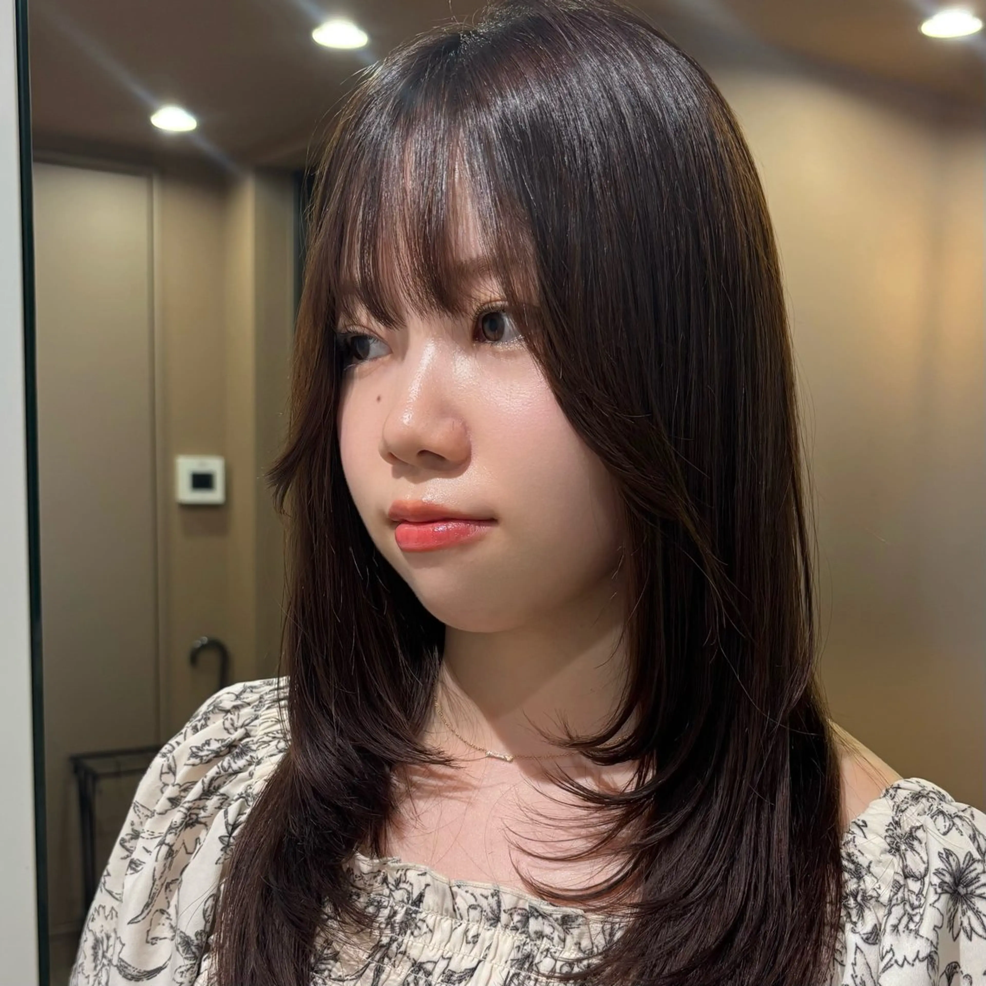 ロング のむらあんじゅ/ 韓国風レイヤーೀのヘアスタイル