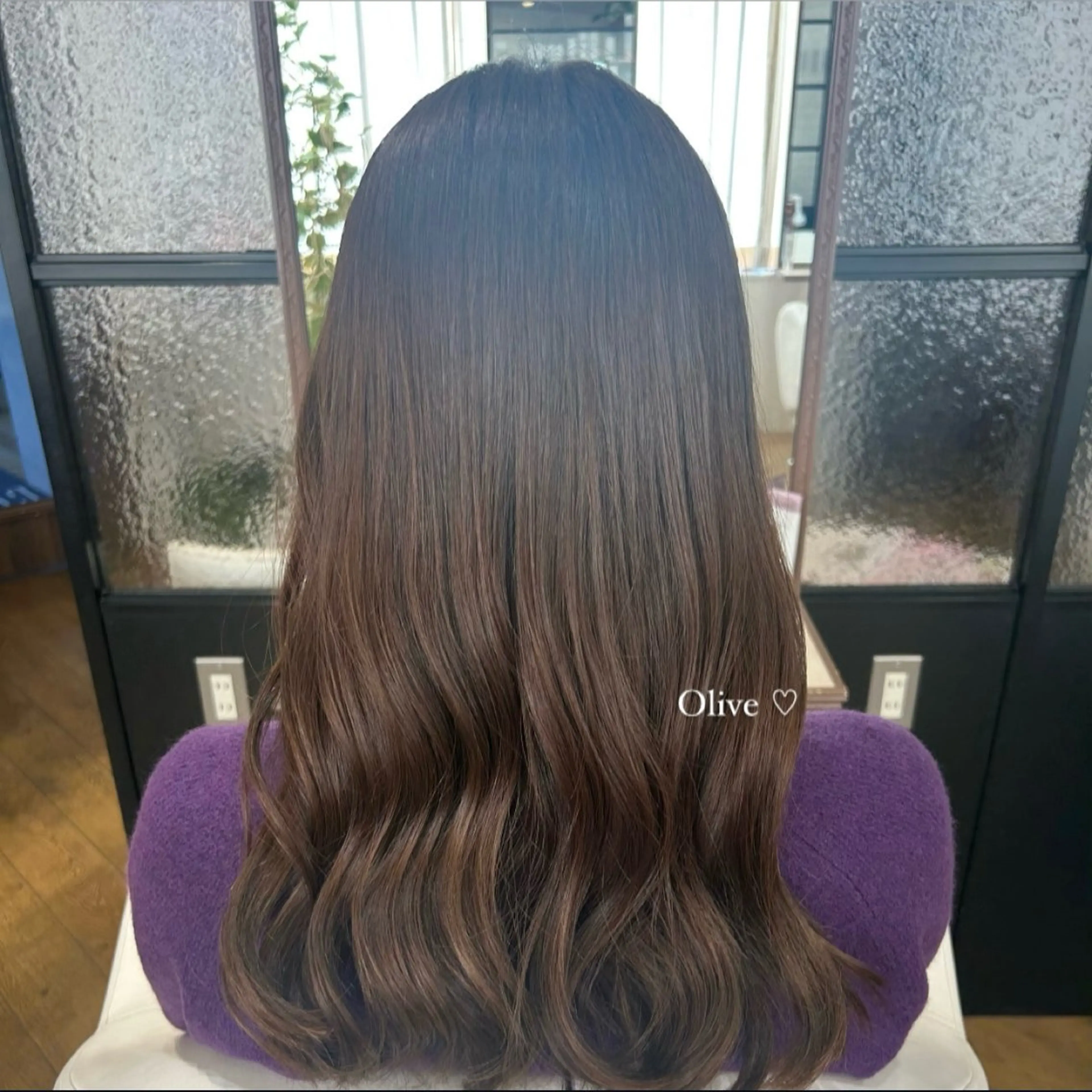 ロング カラー 🫧 河内 瑠莉  🫧のヘアスタイル