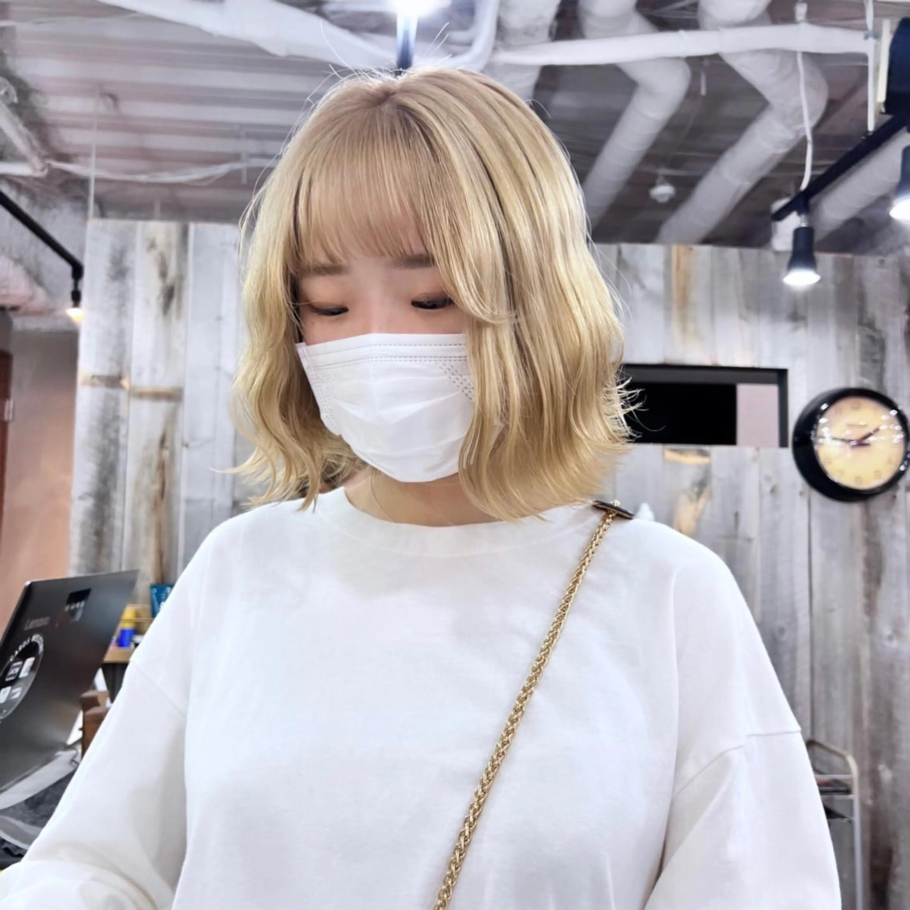 ミディアム カラー カット ヘアカラー トリートメント 🌕PePe　菅 タイシ🌕のヘアスタイル