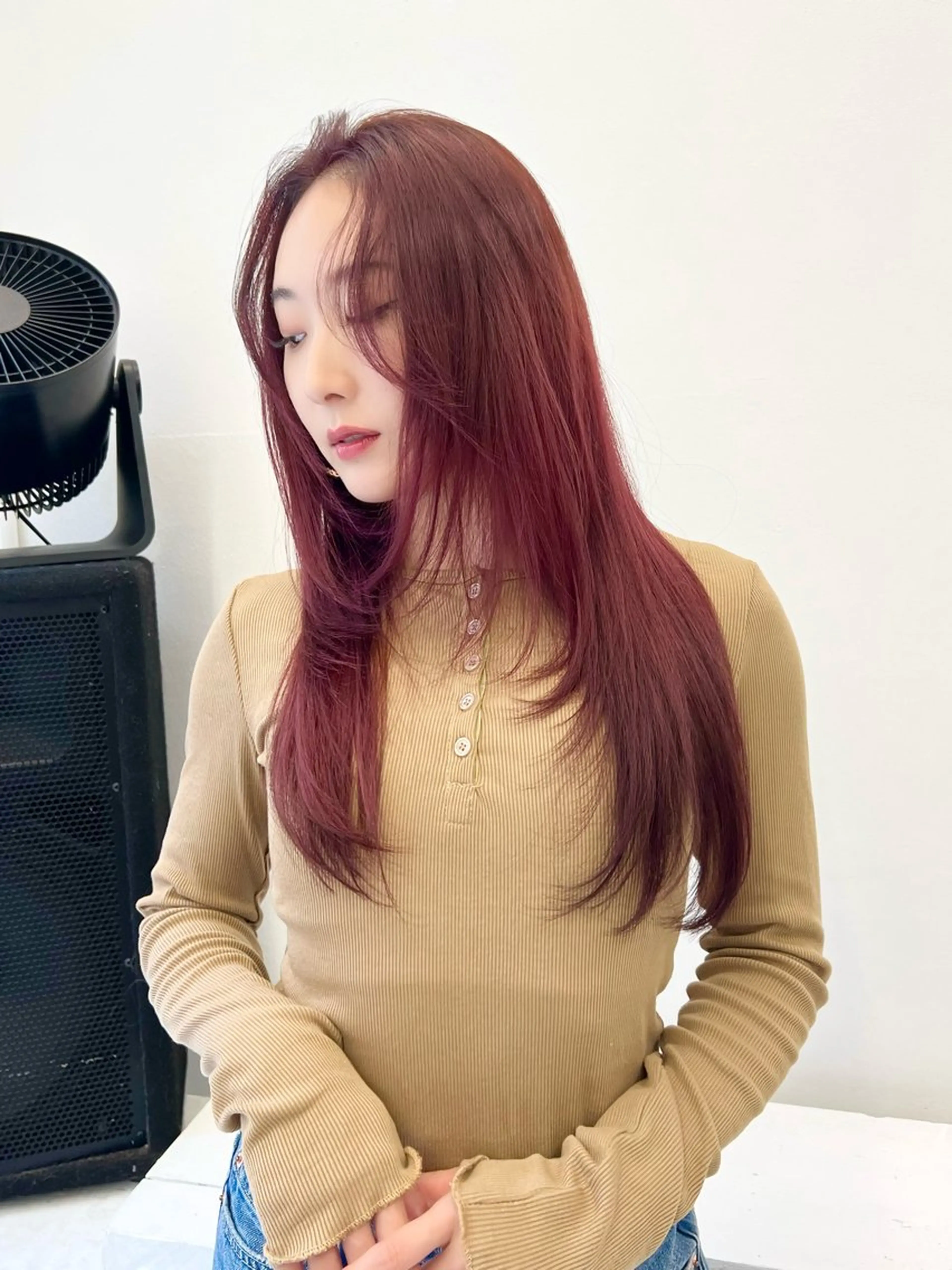 セミロング カラー カット ヘアカラー トリートメント HARU//原宿🤍 リピート率NO.1のヘアスタイル