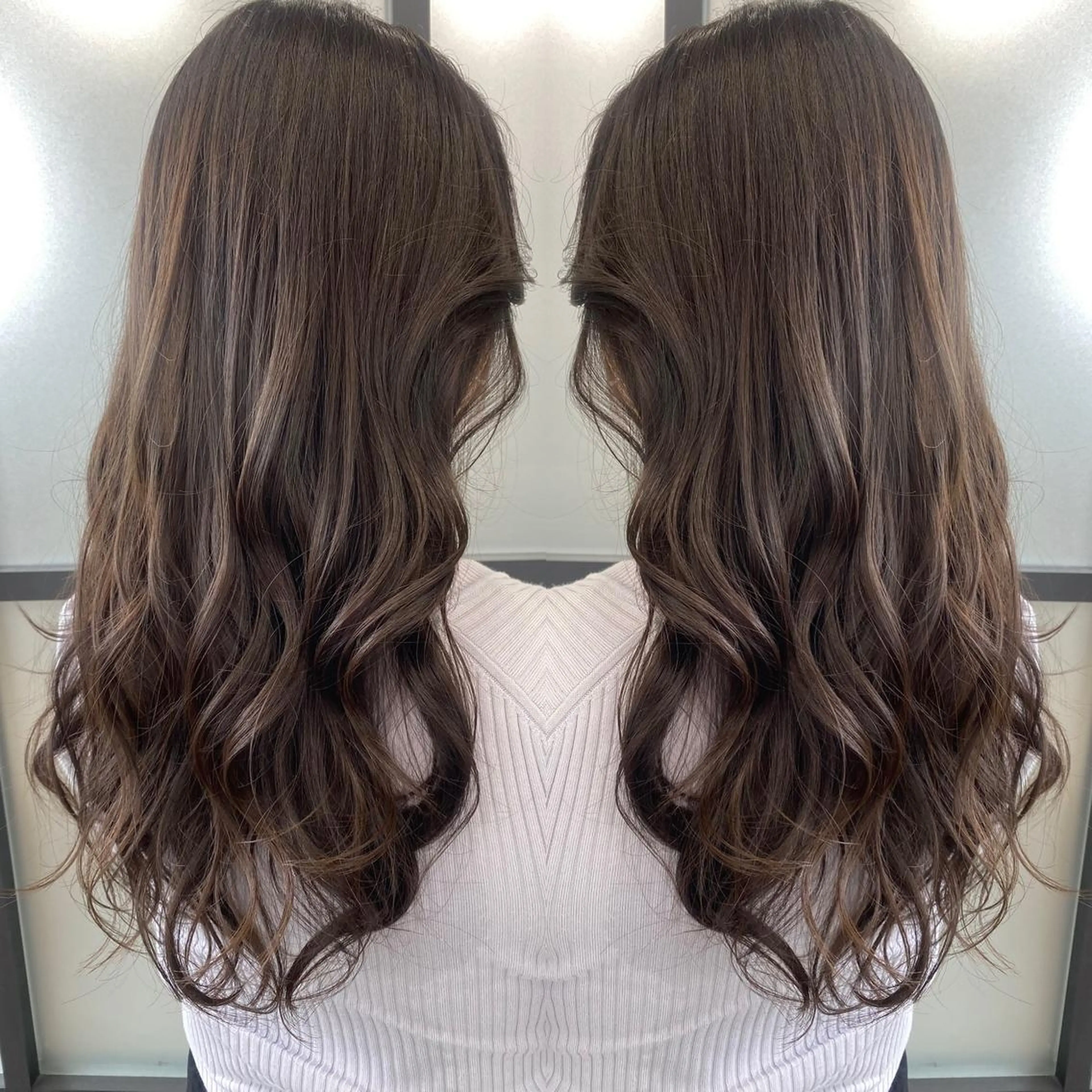 ロング カラー tocca 💜石田愛結💜のヘアスタイル