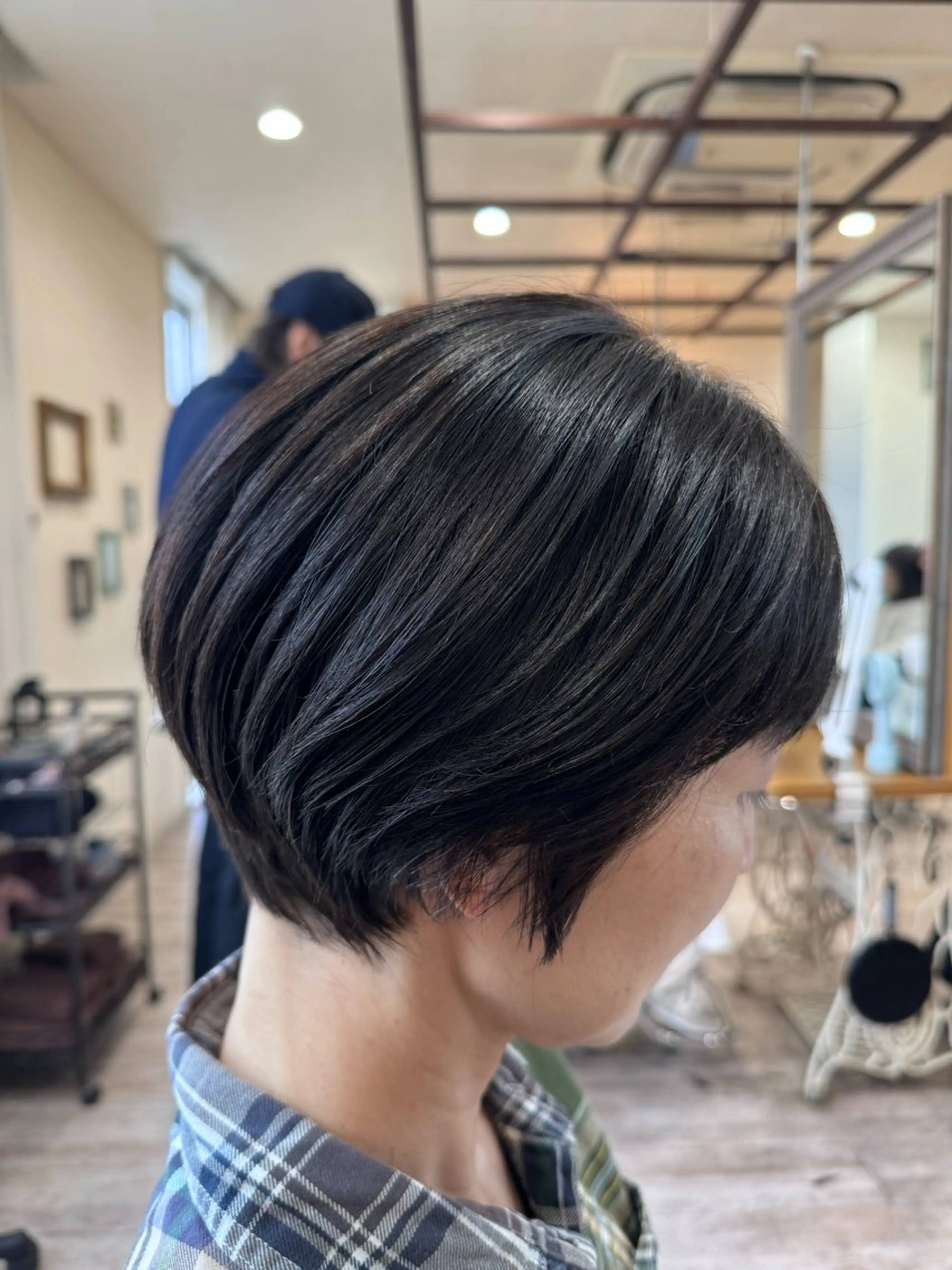 ショート カラー くびれヘア ショートヘア カット ヘッドスパ 新越谷noble店長 松本拓也▶◀*.のヘアスタイル