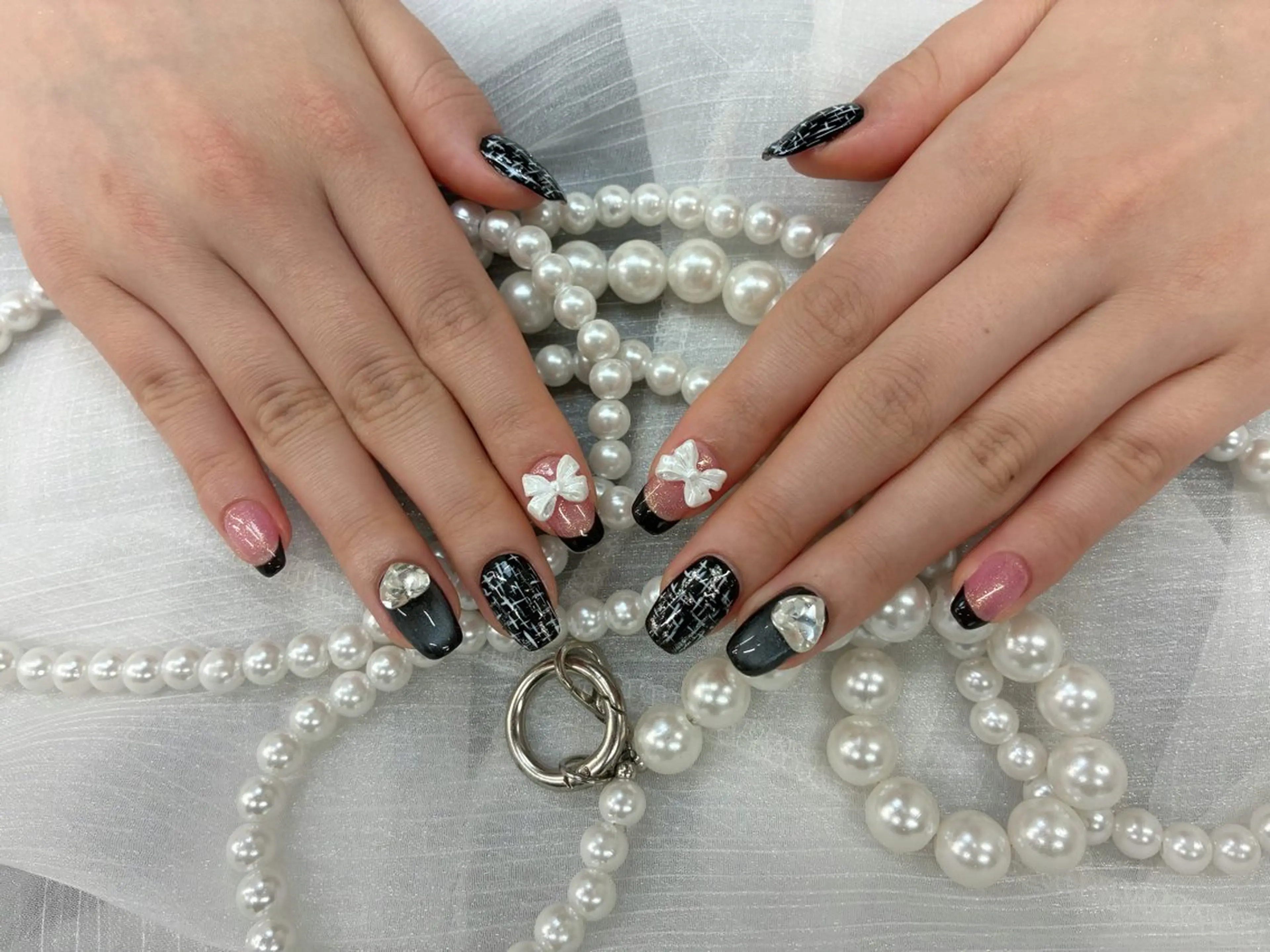 ネイル ハンドネイル 🩵Minmin nail salonのネイルデザイン