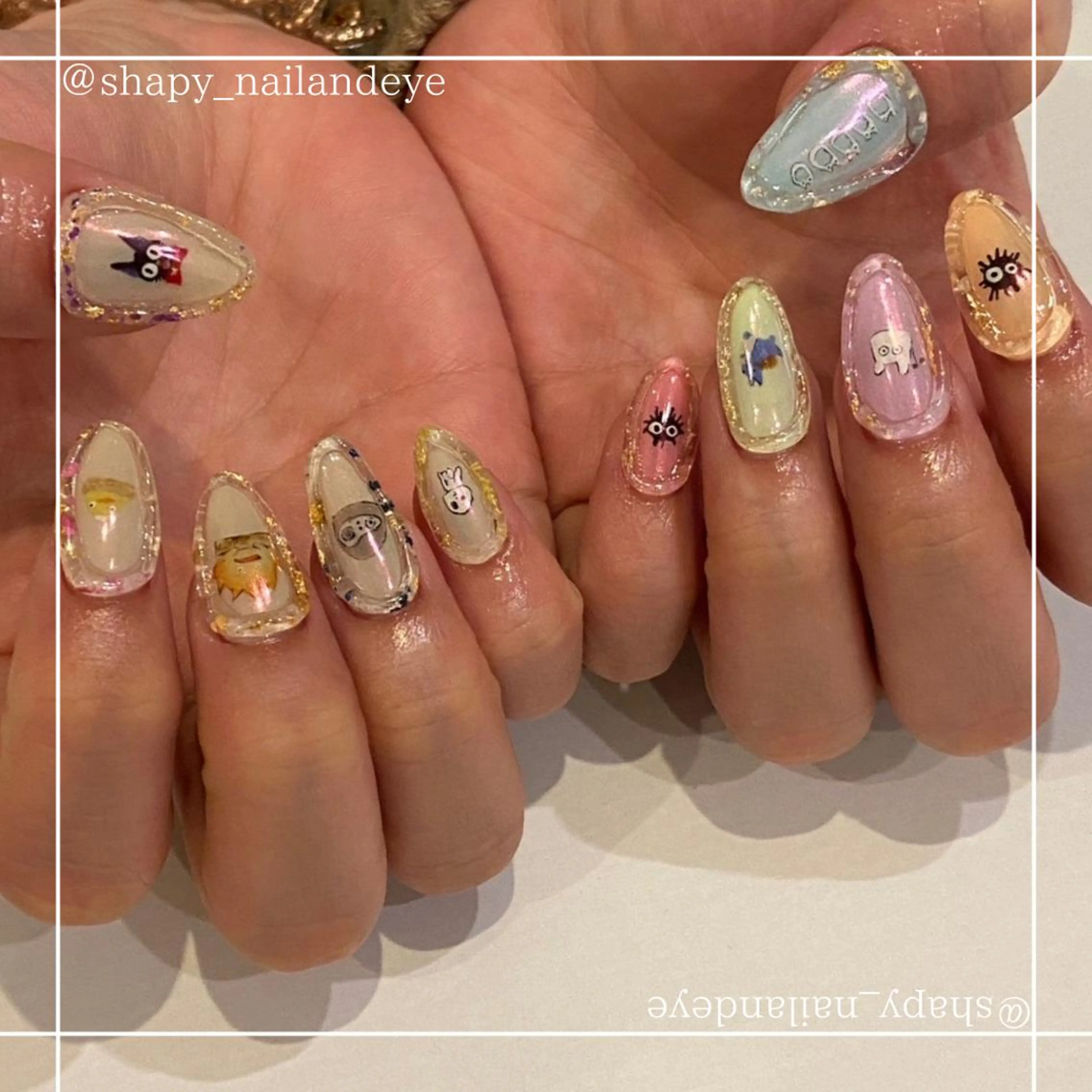 ネイル SHAPYパラジェル フィルイン対応　うみのマツエク・マツパデザイン