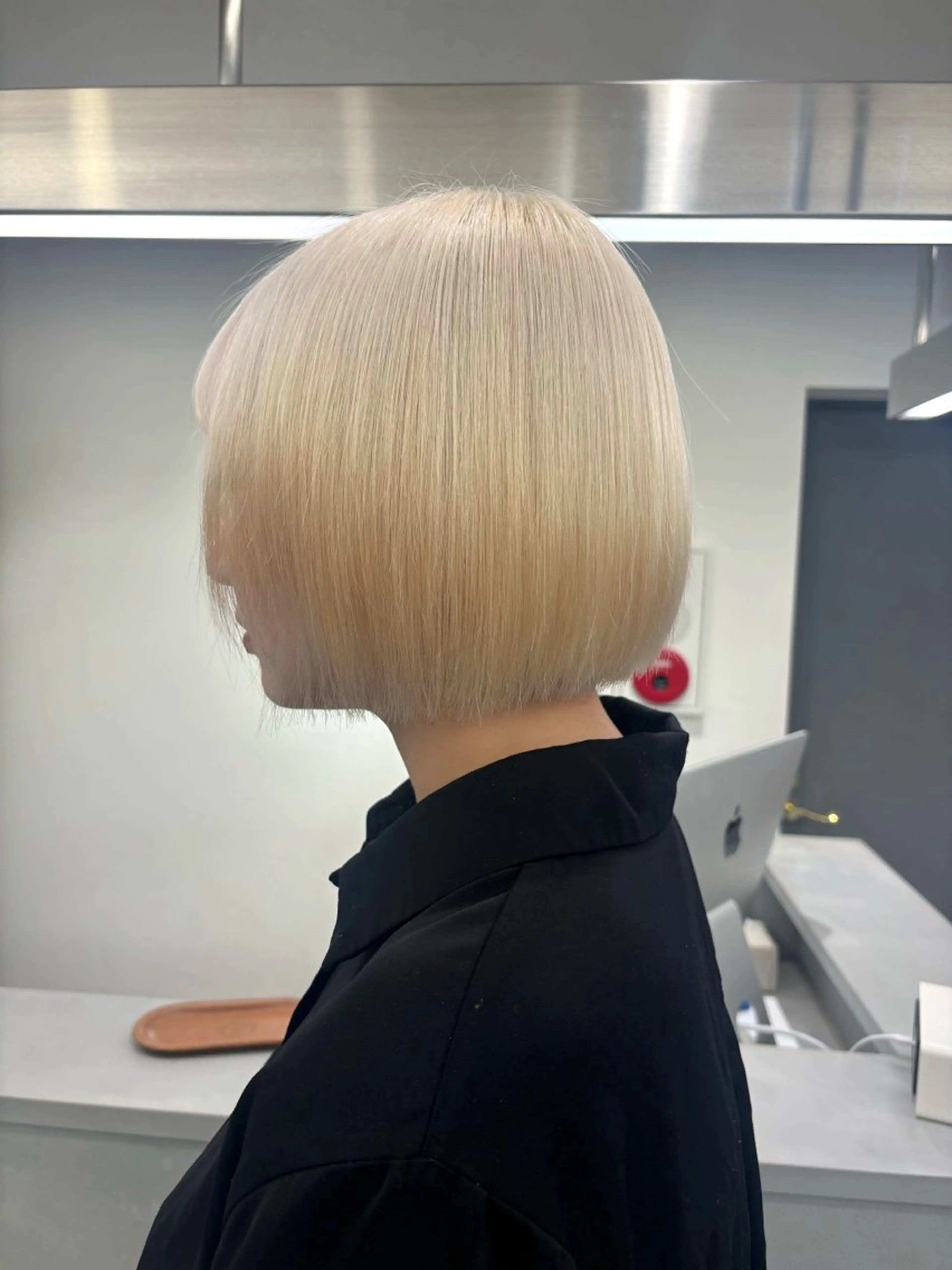 ショート ヘアカラー 韓国ハイトーンカラー kana♡のヘアスタイル