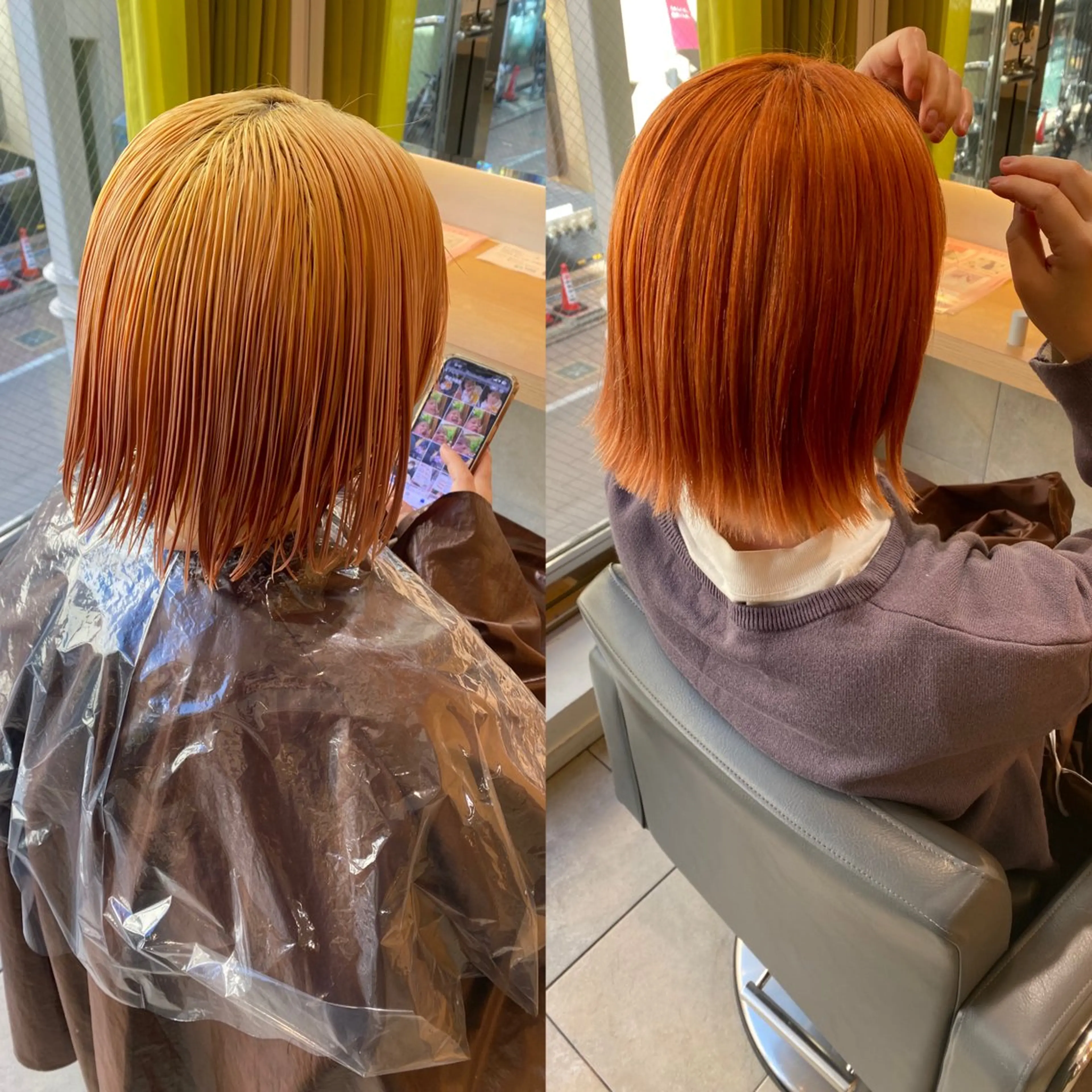 カラー ヘアカラー 谷川あかり /ナチュラルパーマのヘアスタイル