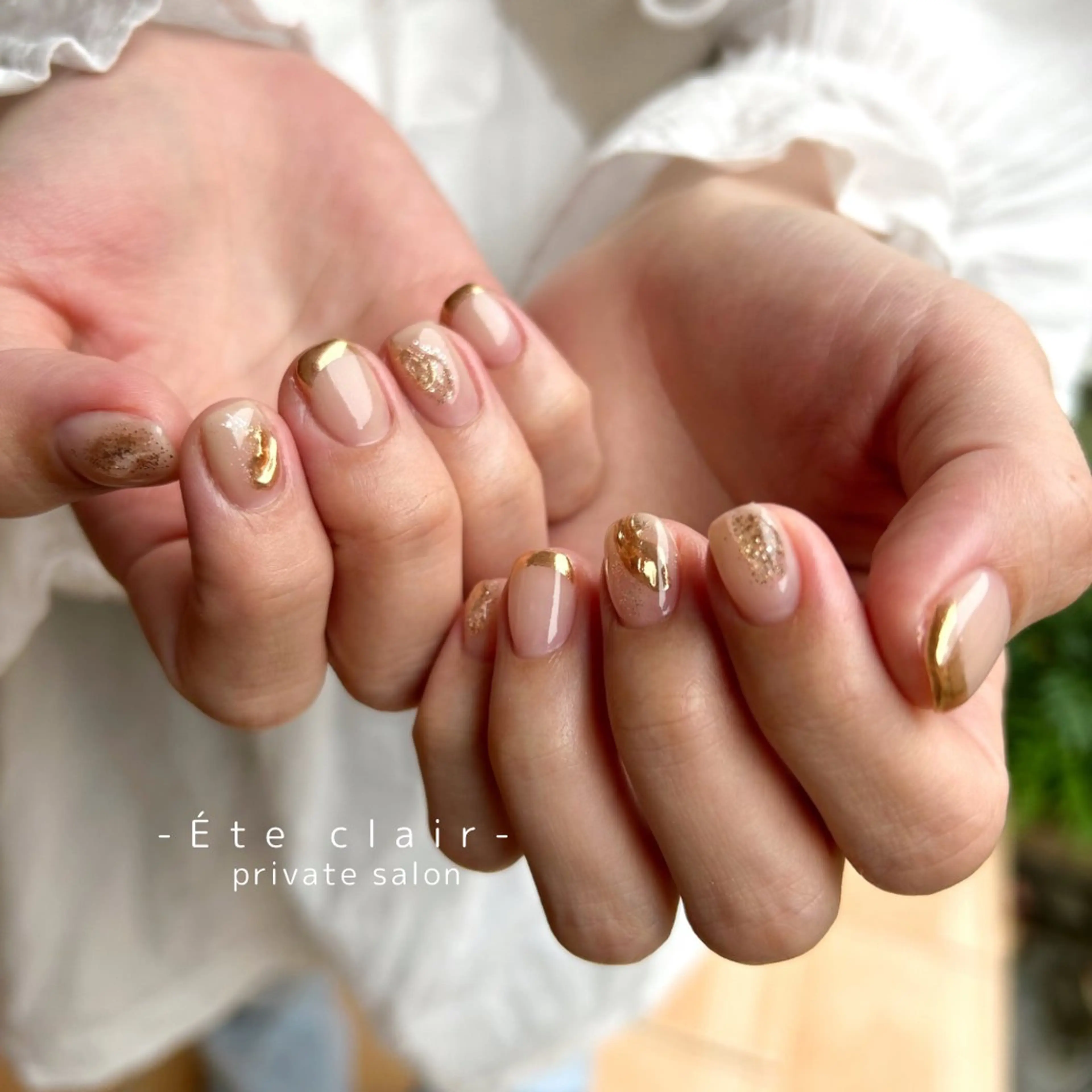 ネイル フットネイル ジェルネイル マグネットネイル ニュアンスネイル パラジェル ハンドネイル Ète clair エテクレールのネイルデザイン