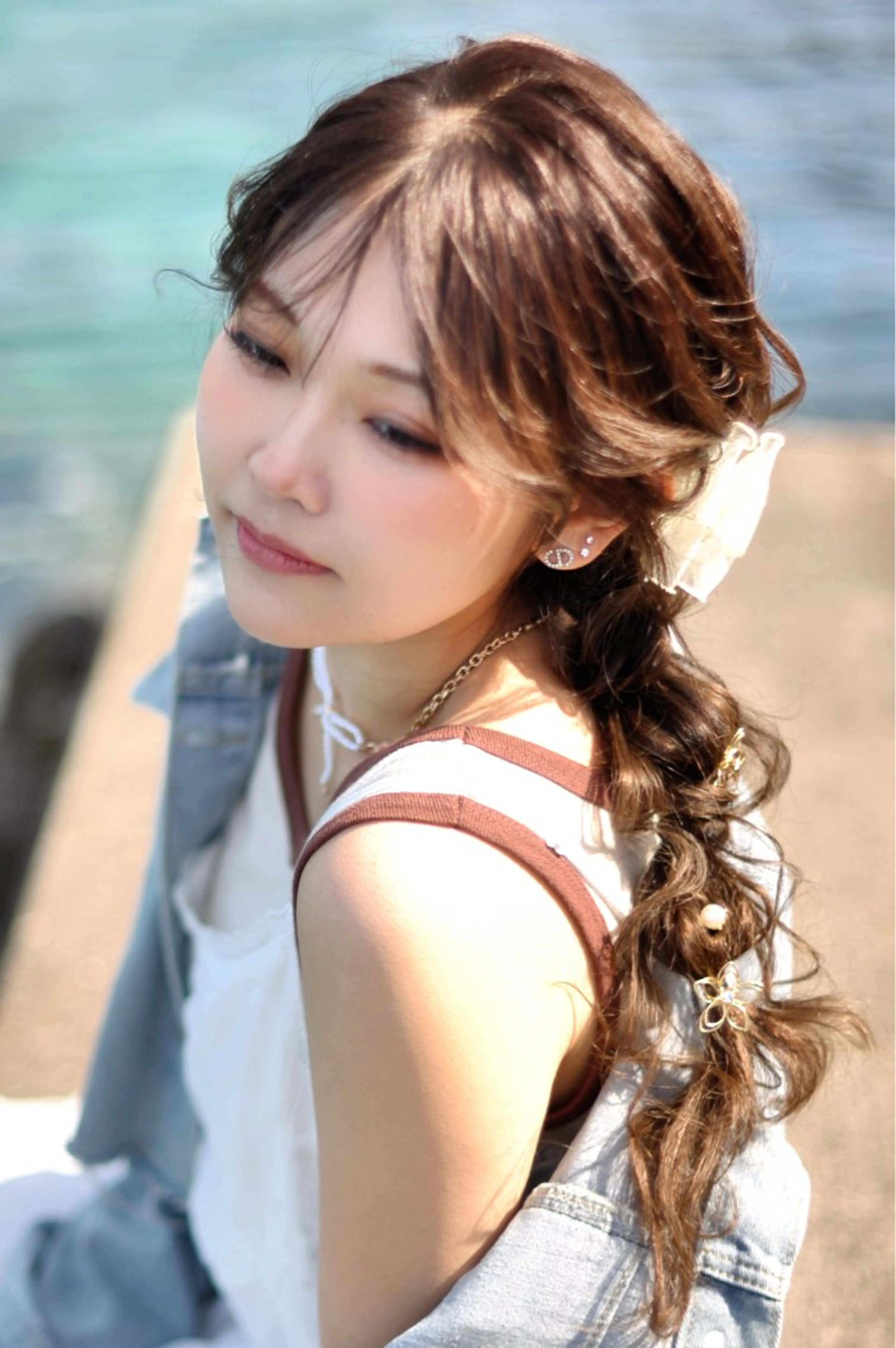 セミロング ハイトーン特化⭐️ 飯田大樹のヘアスタイル