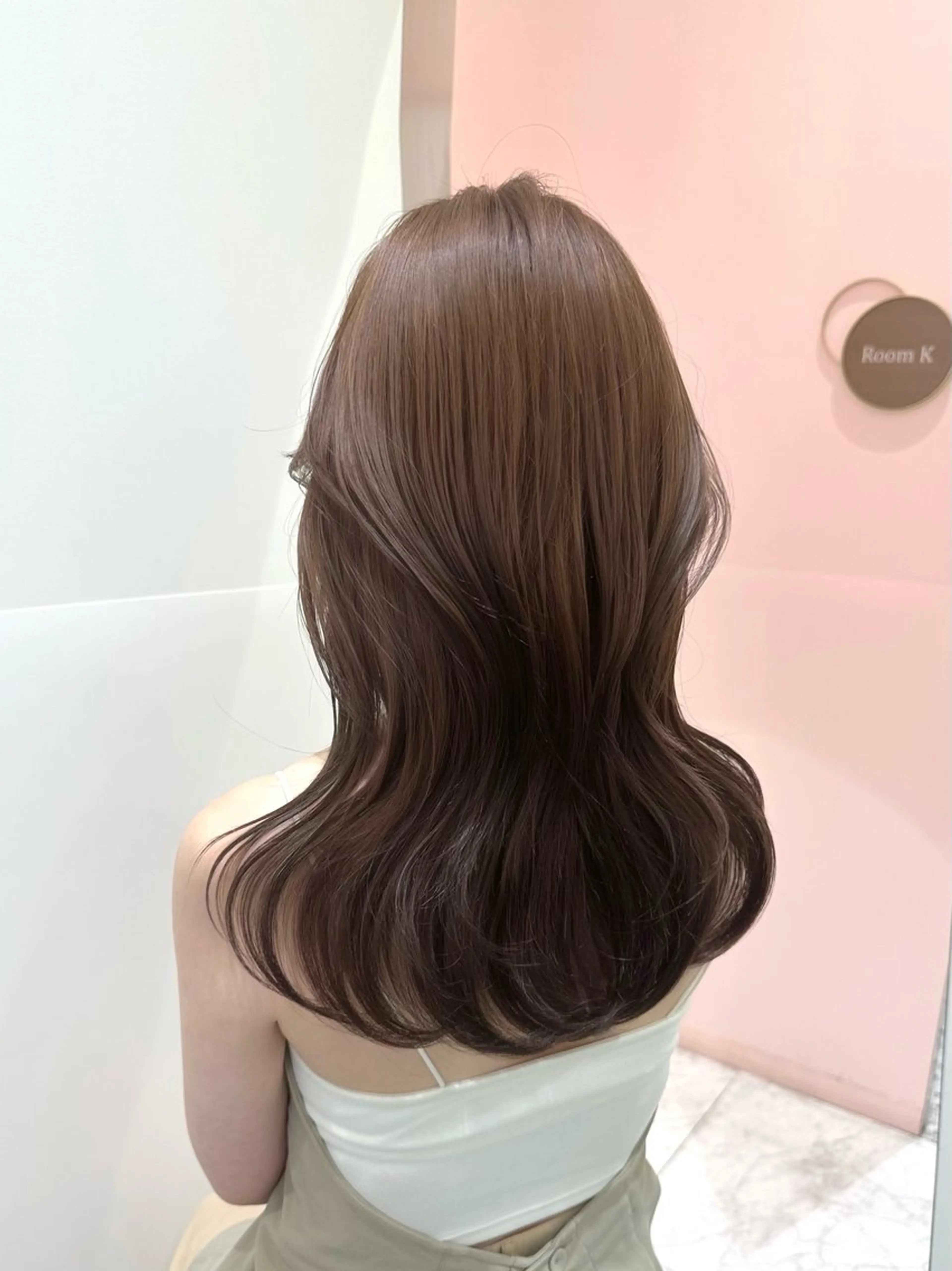 ロング カラー 透明感カラー レイヤーカット レイヤー/ハッシュ 渋谷/サッタのヘアスタイル