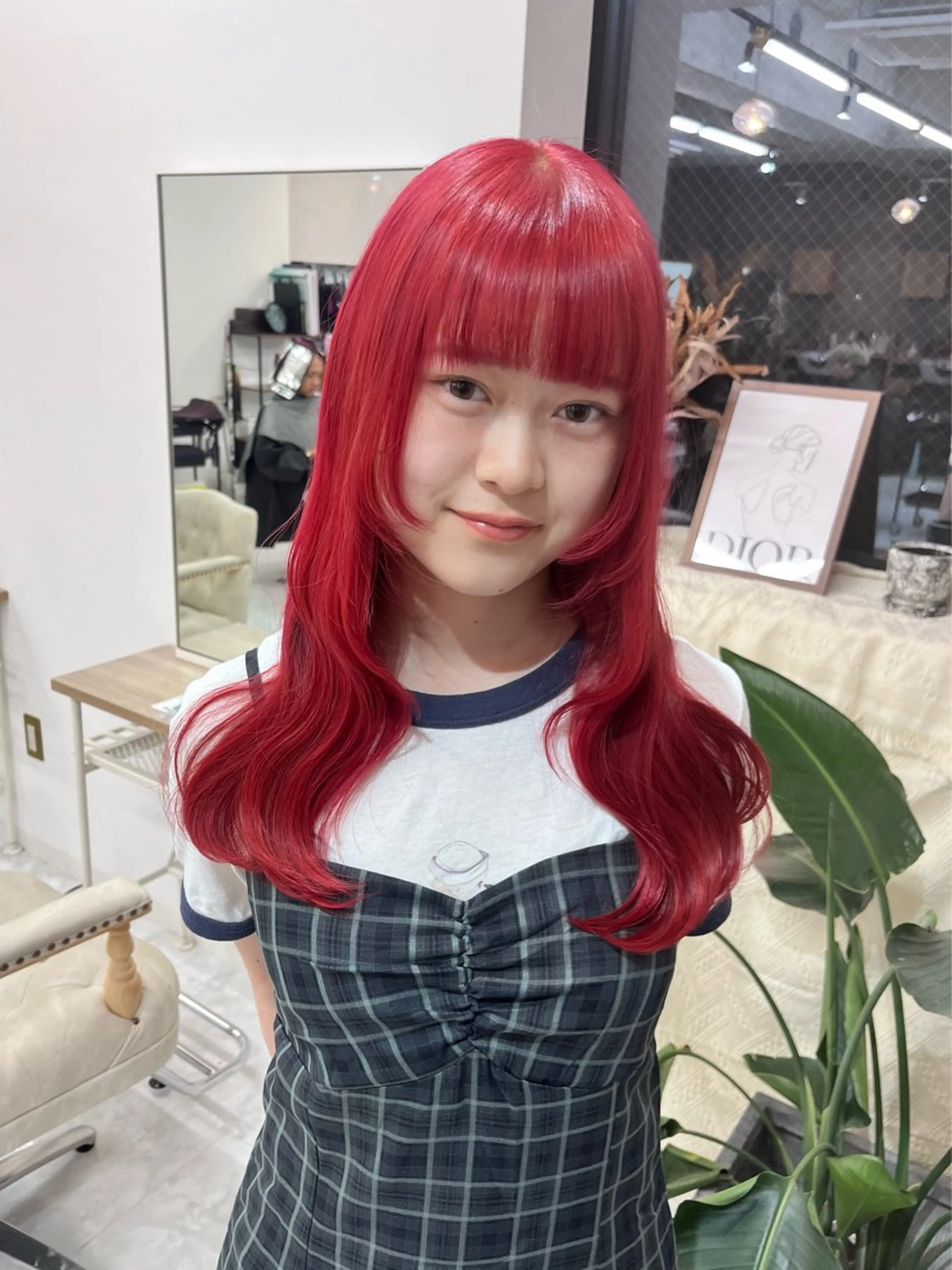 ロング カラー カット ヘアカラー ヘアセット 𝐠𝐢𝐫𝐥𝐲 𝐦𝐨𝐝𝐞🖤のヘアスタイル