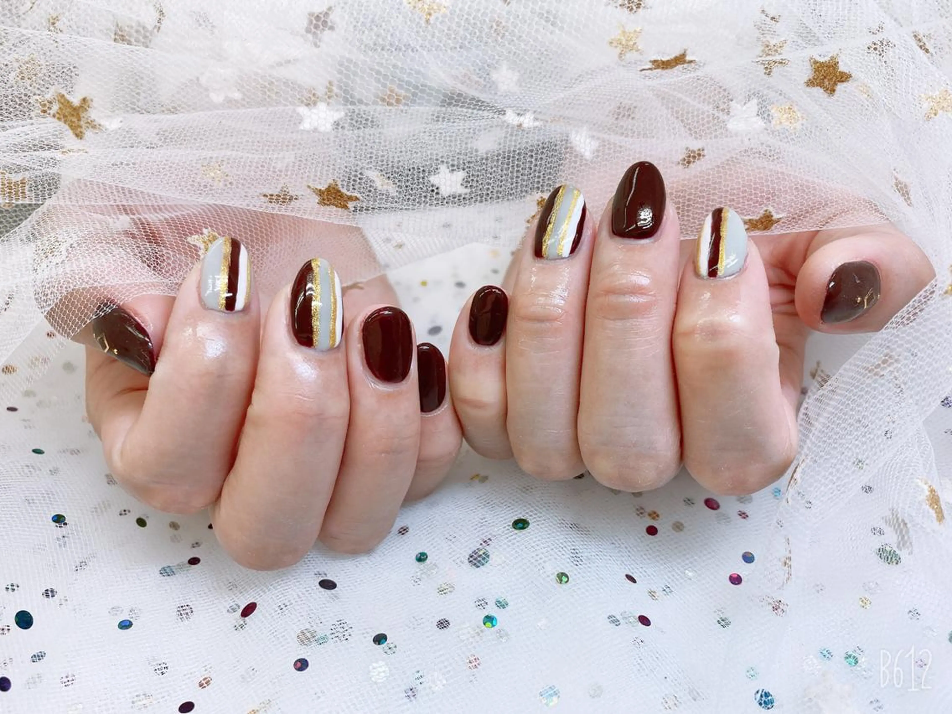 ネイル 🦋ネイルサロン ブラン🌈ゆりのネイルデザイン