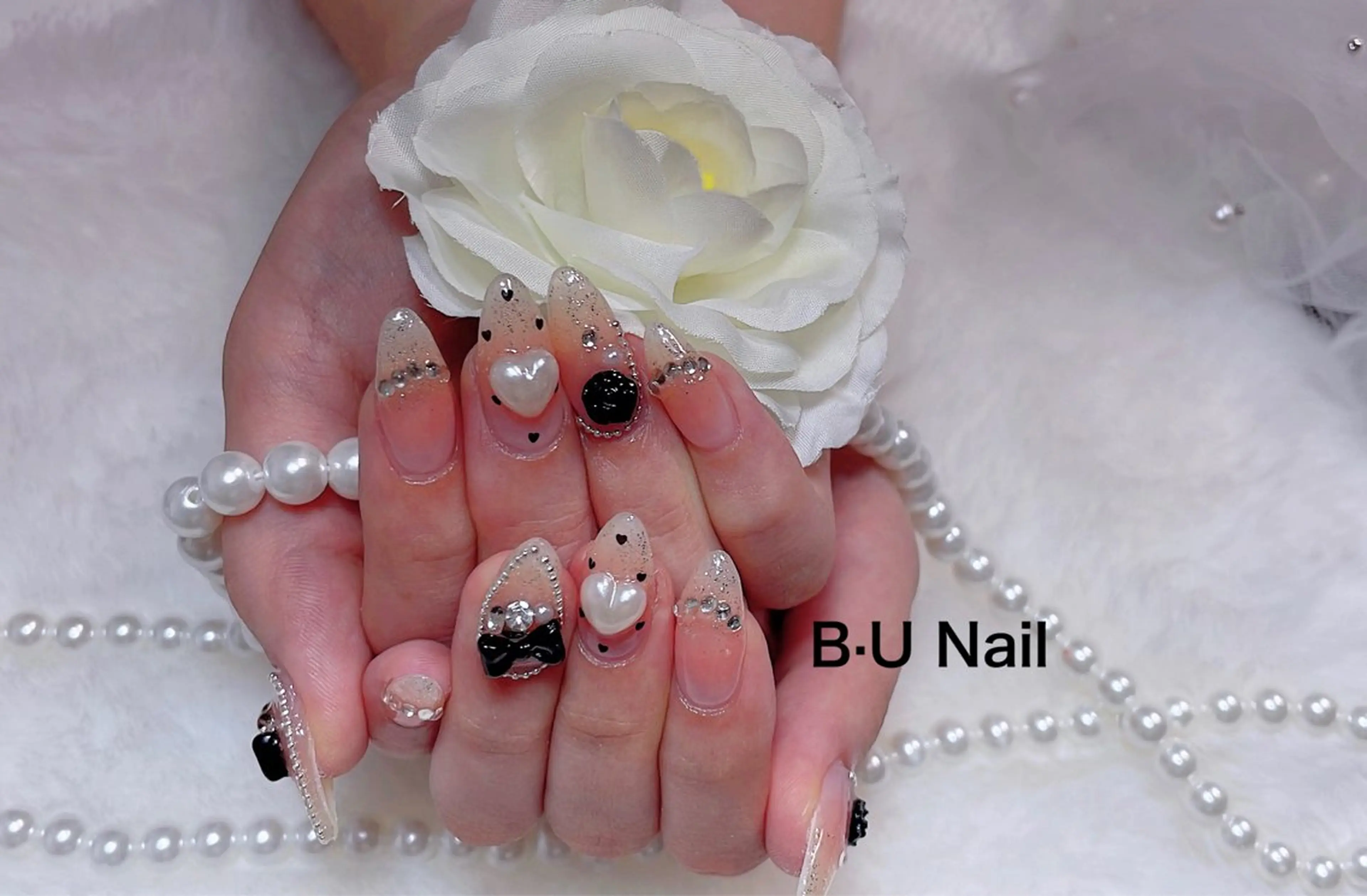 ネイル アートネイル フットネイル ジェルネイル マグネットネイル 持ち込み ハンドネイル B·U Nail大宮 長さだし専門店のネイルデザイン