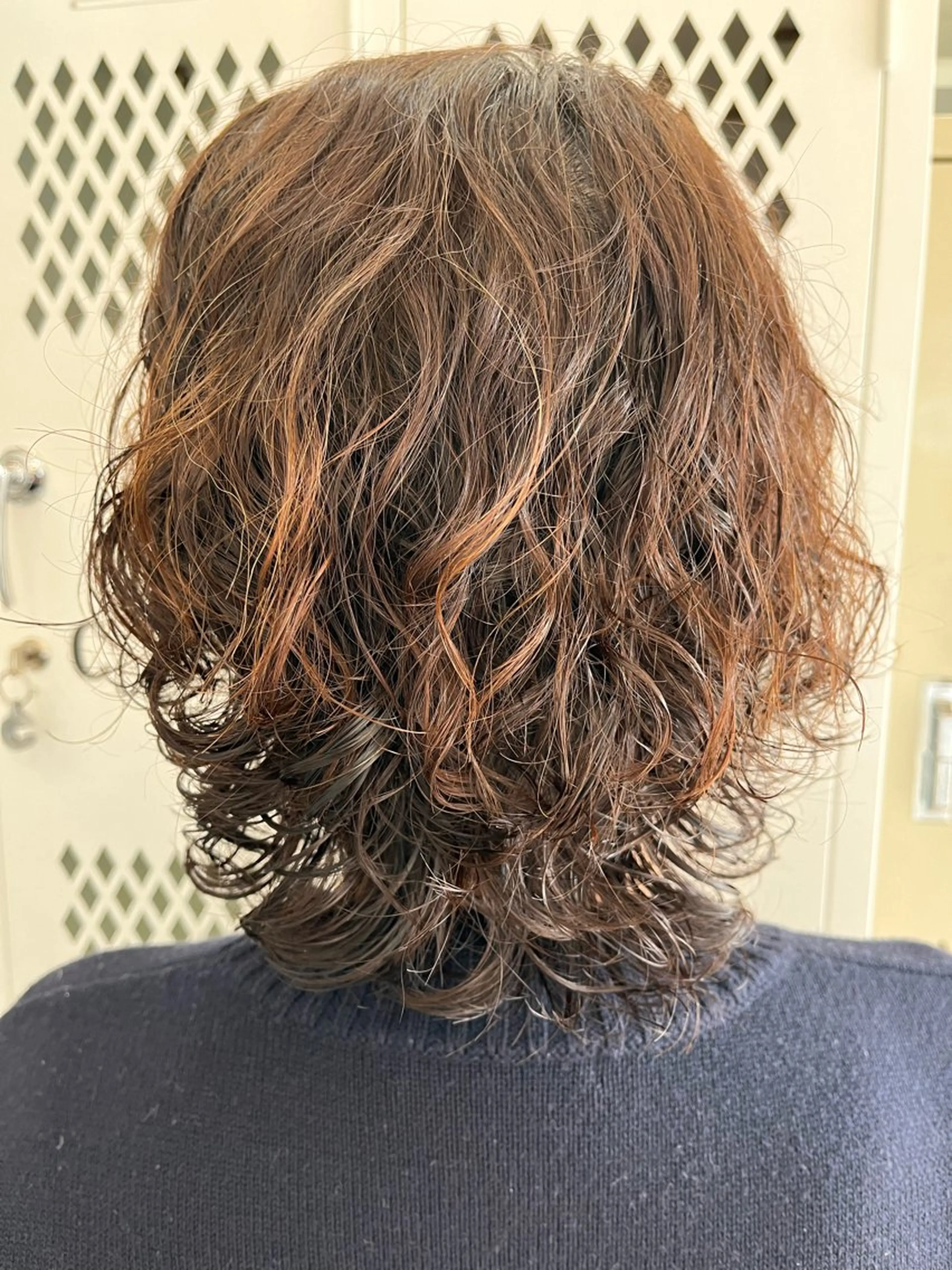 ミディアム ミディアムパーマ 森田 菜留美のヘアスタイル