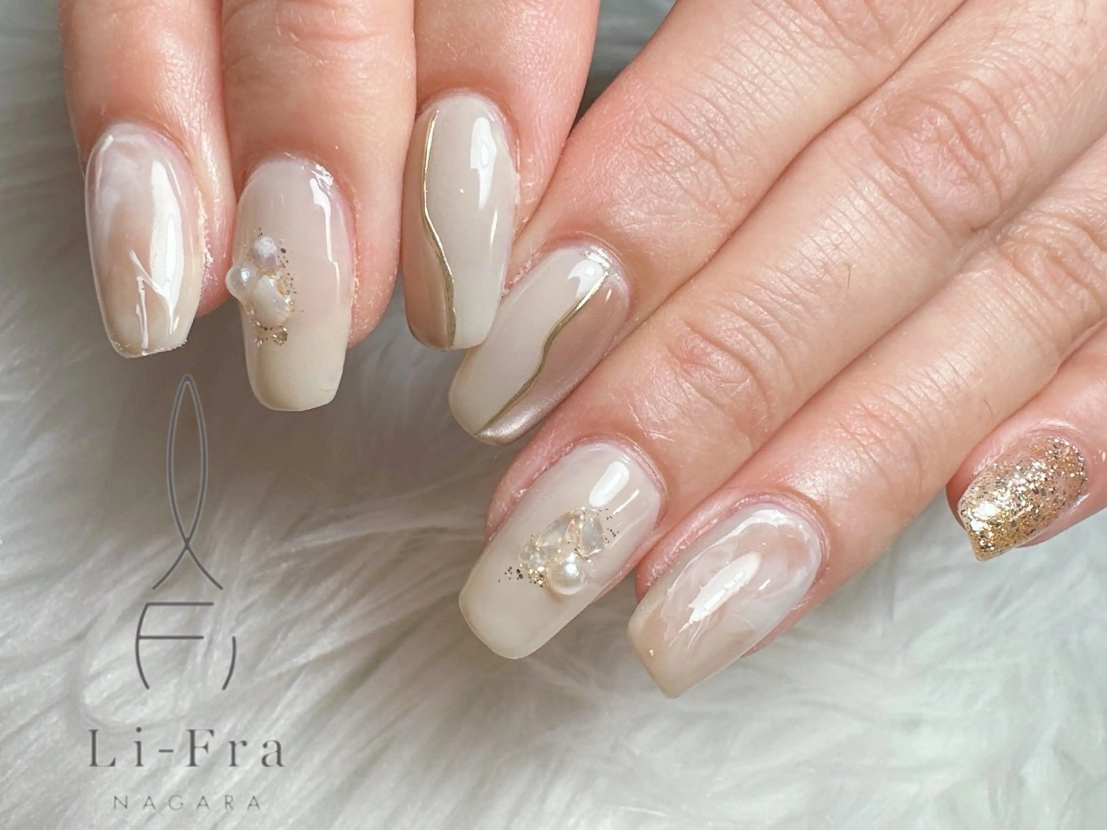 ネイル ハンドネイル li-fra RINAのネイルデザイン