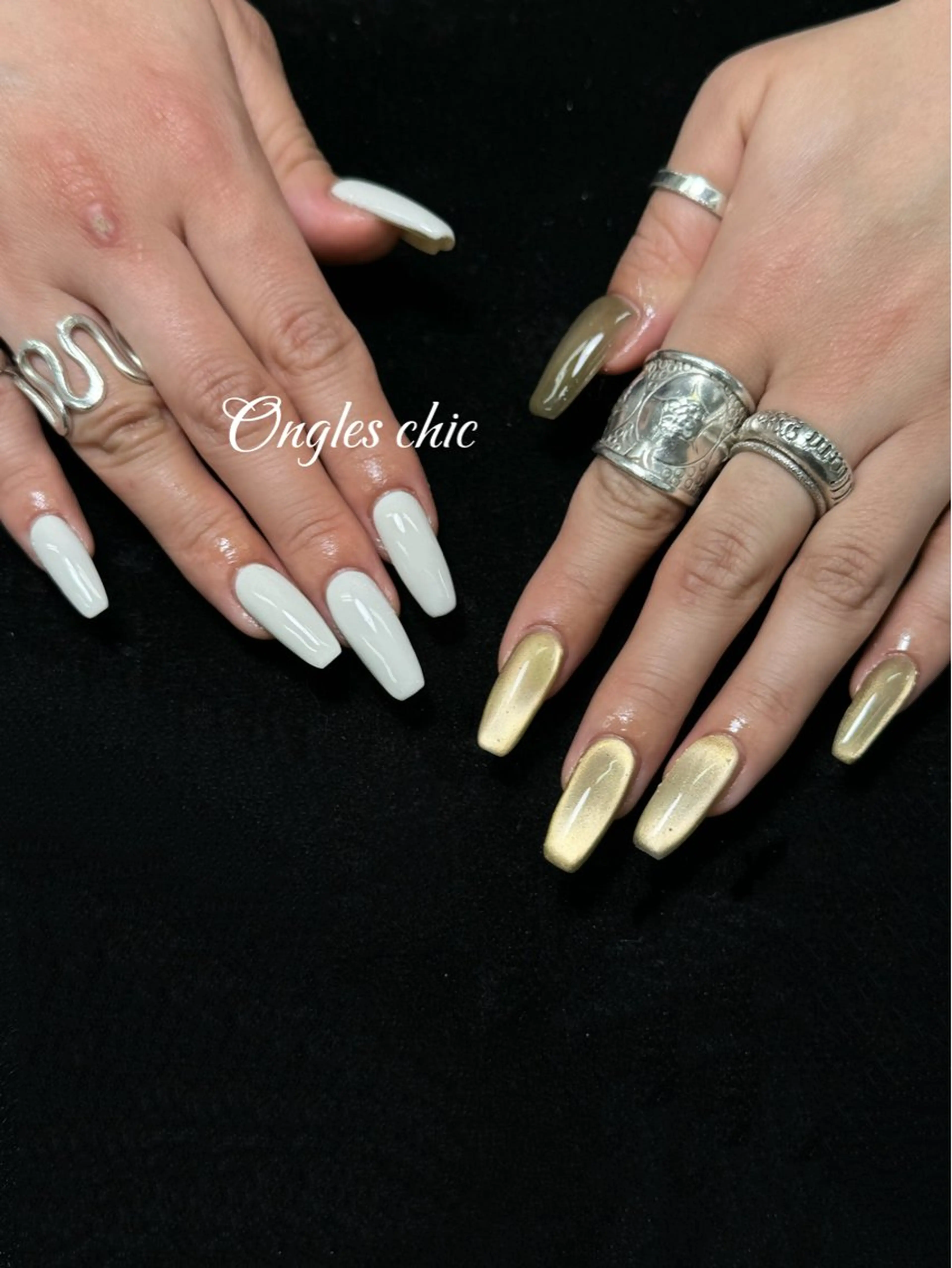 ネイル ハンドネイル ongles chicのネイルデザイン