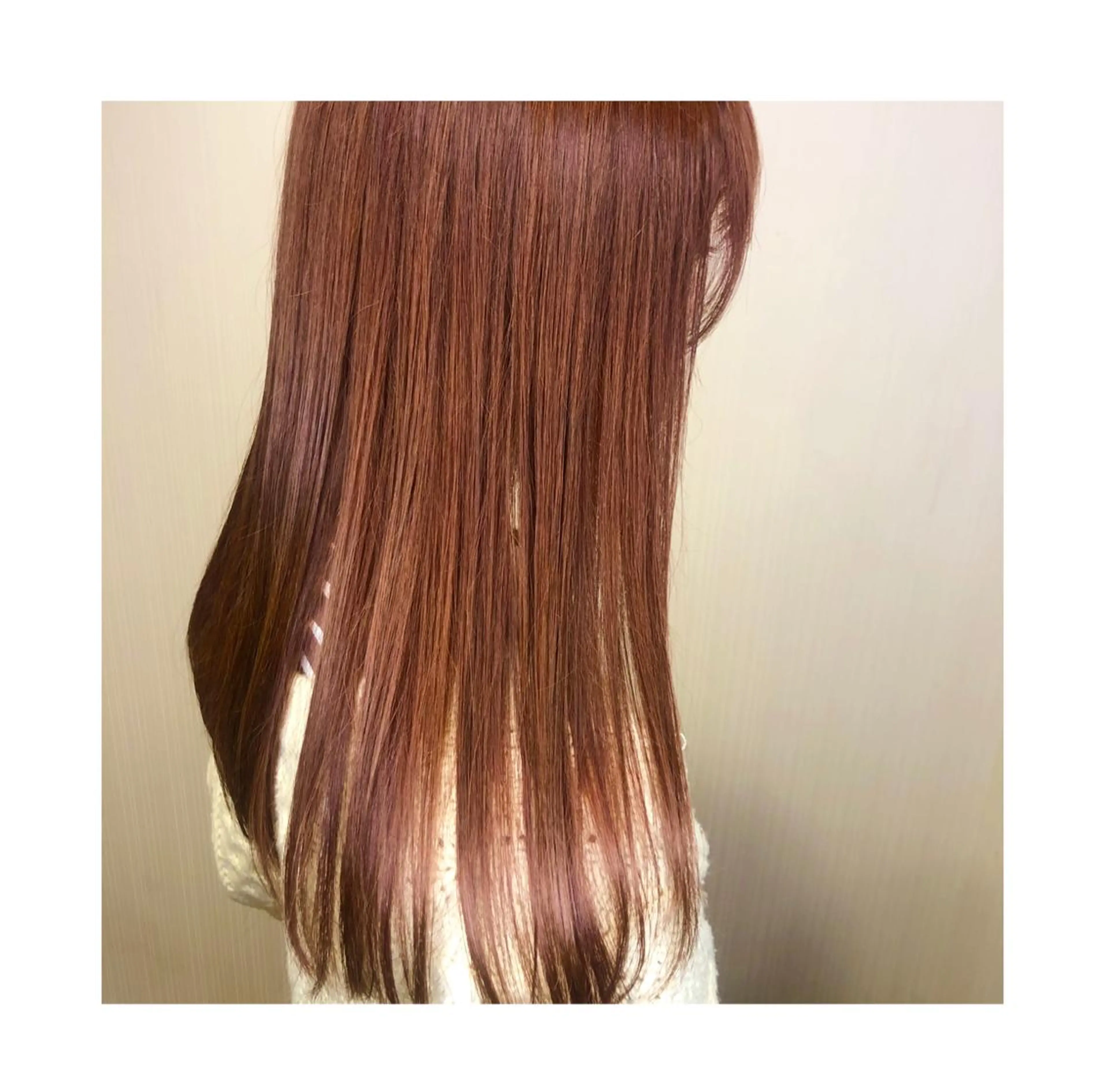 ロング カラー ヘアアレンジ やました りなのヘアスタイル