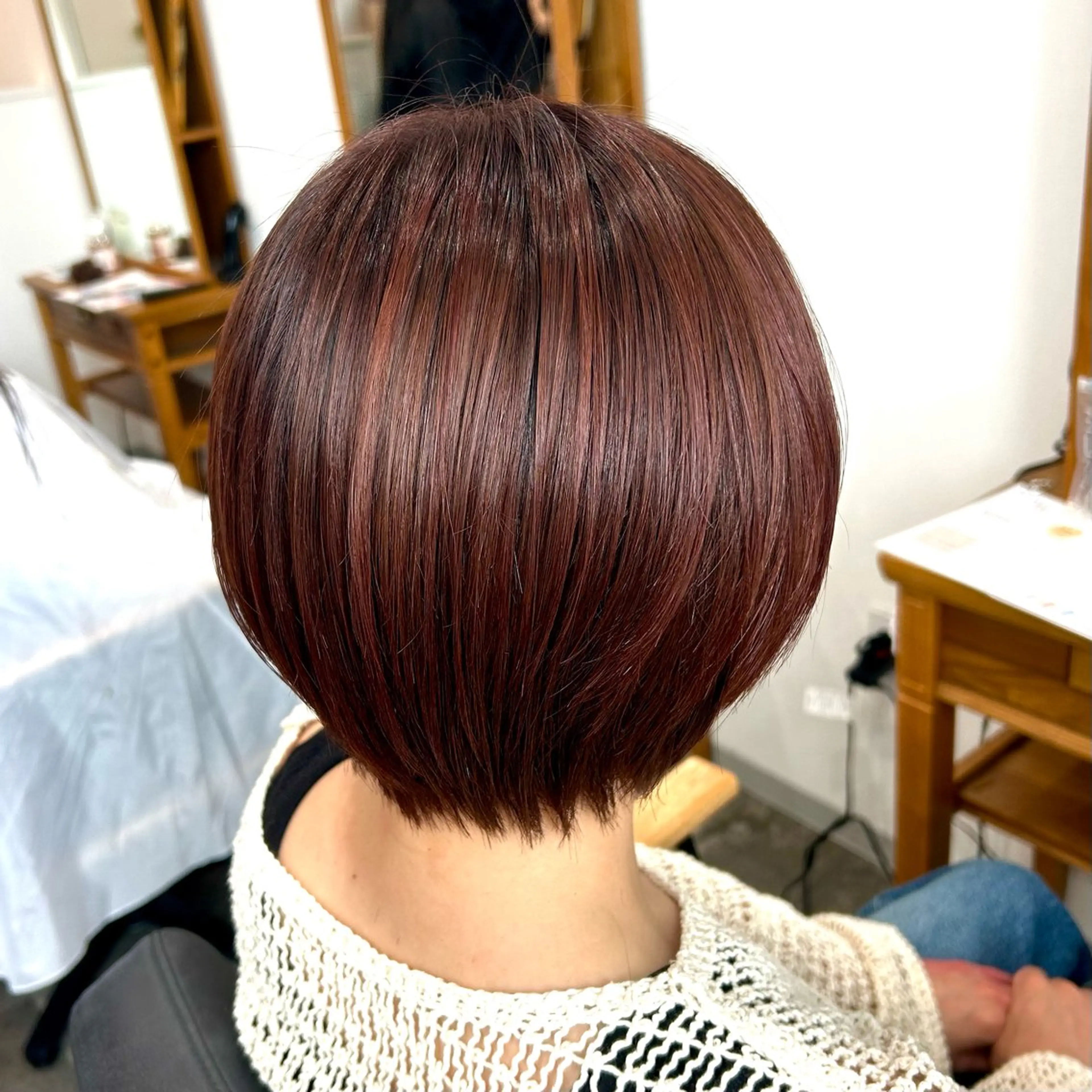 ショート カット ヘアカラー トリートメント 牧 ゆりか𓋈のヘアスタイル