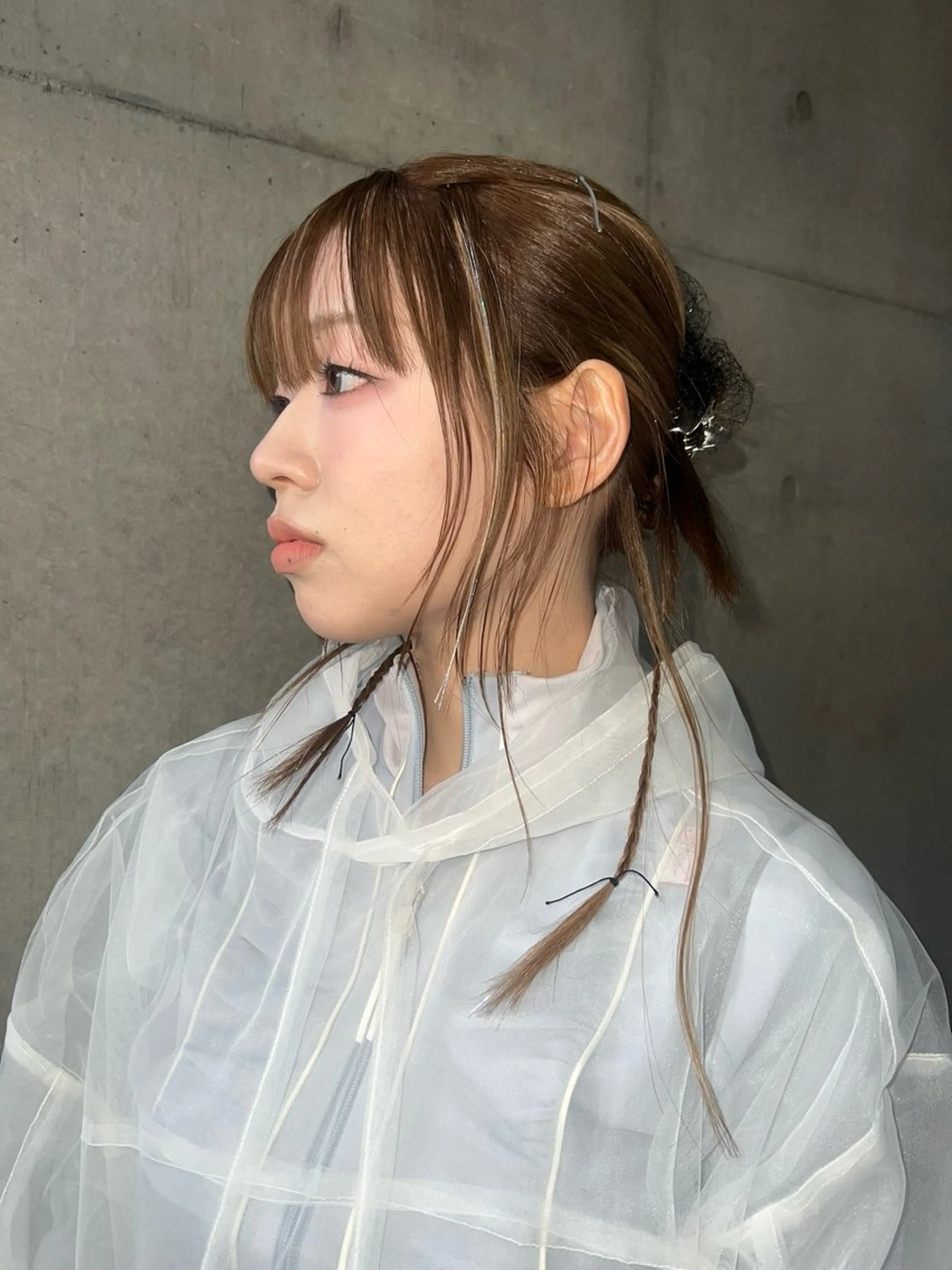 【顔まわりで変わる】前髪カット＋カラー＋トリートメントの写真