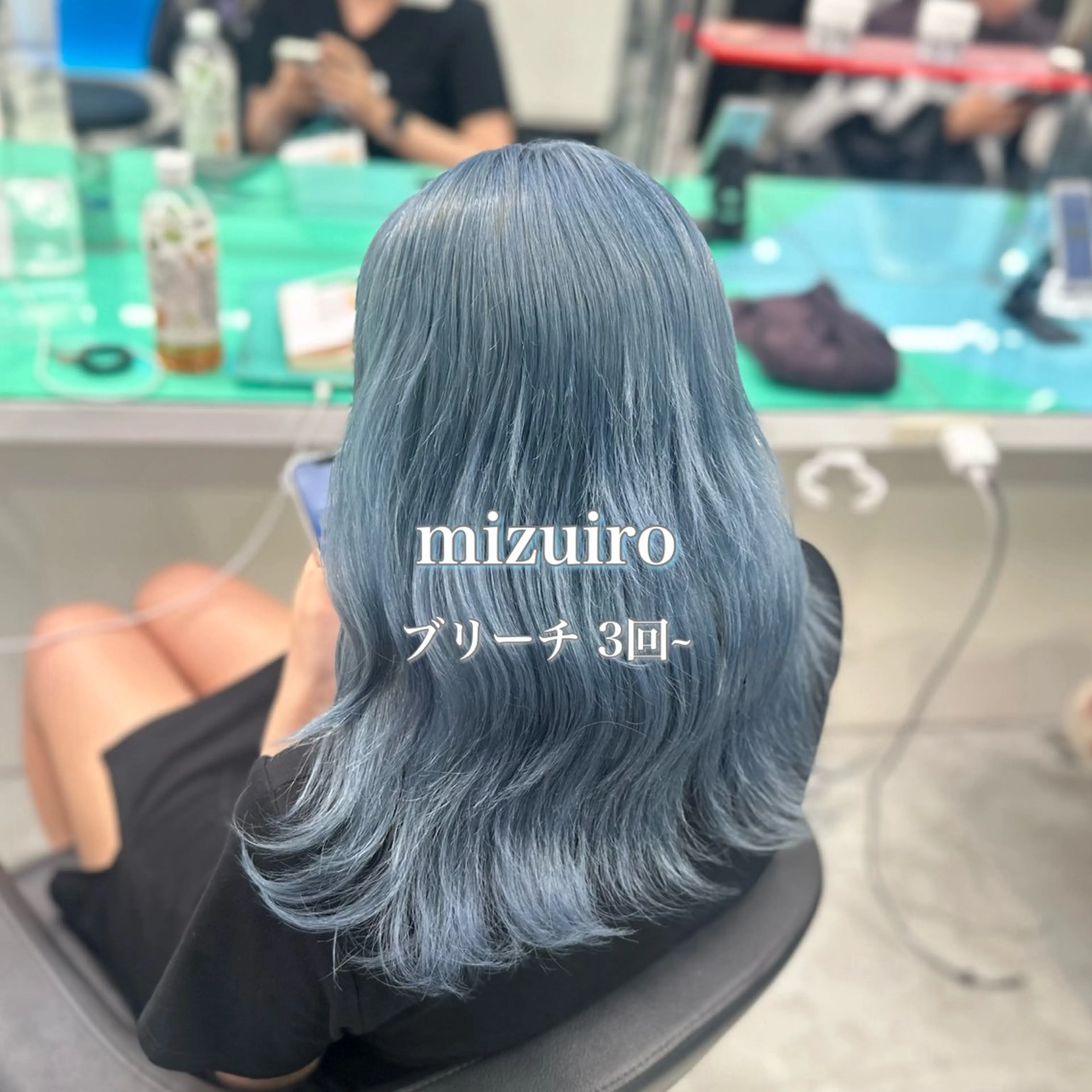 セミロング カラー ♡ダブルカラー特化♡ miyuのヘアスタイル