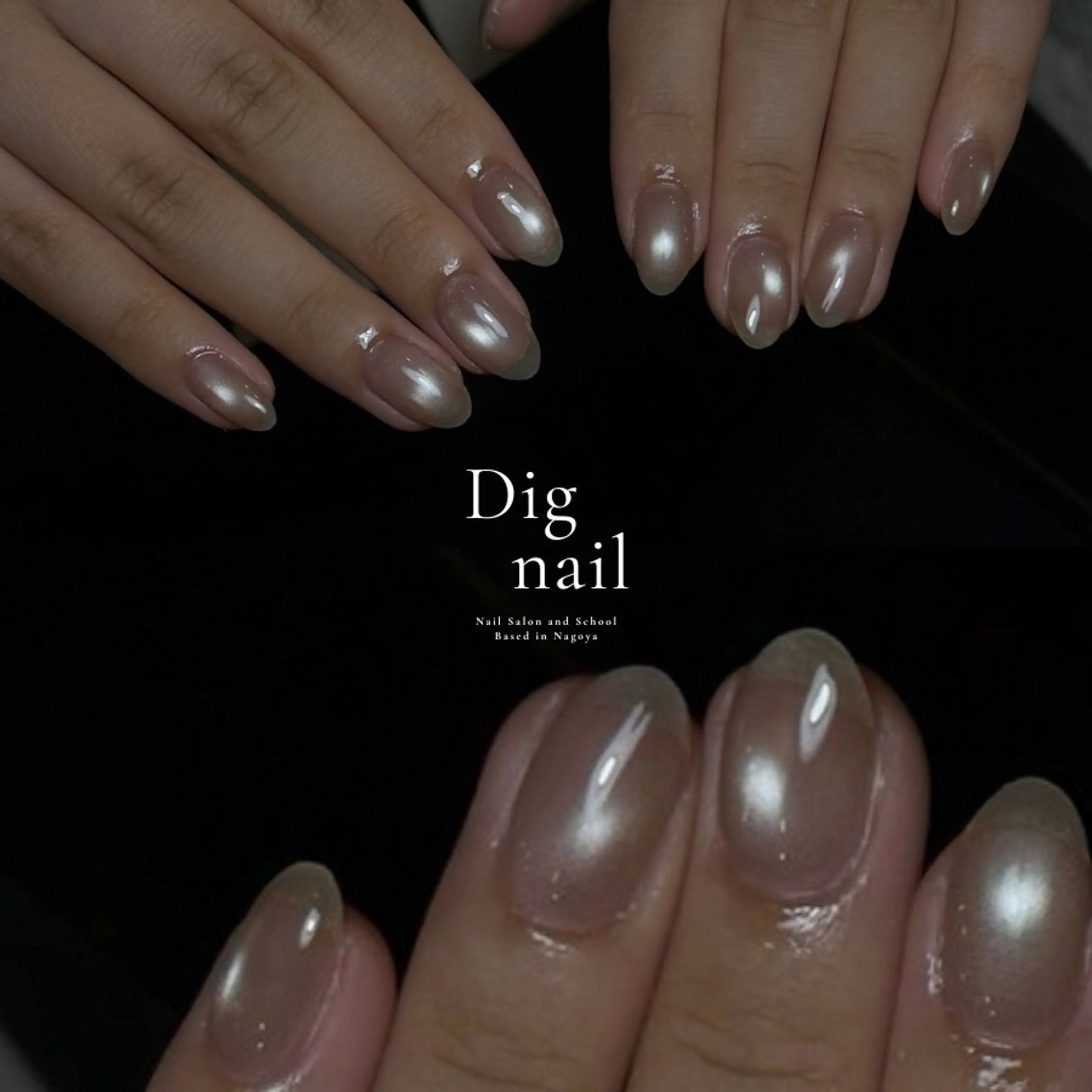 ネイル 長さ出し ジェルネイル 韓国ネイル マグネットネイル 持ち込み ハンドネイル D.d Reinaのネイルデザイン