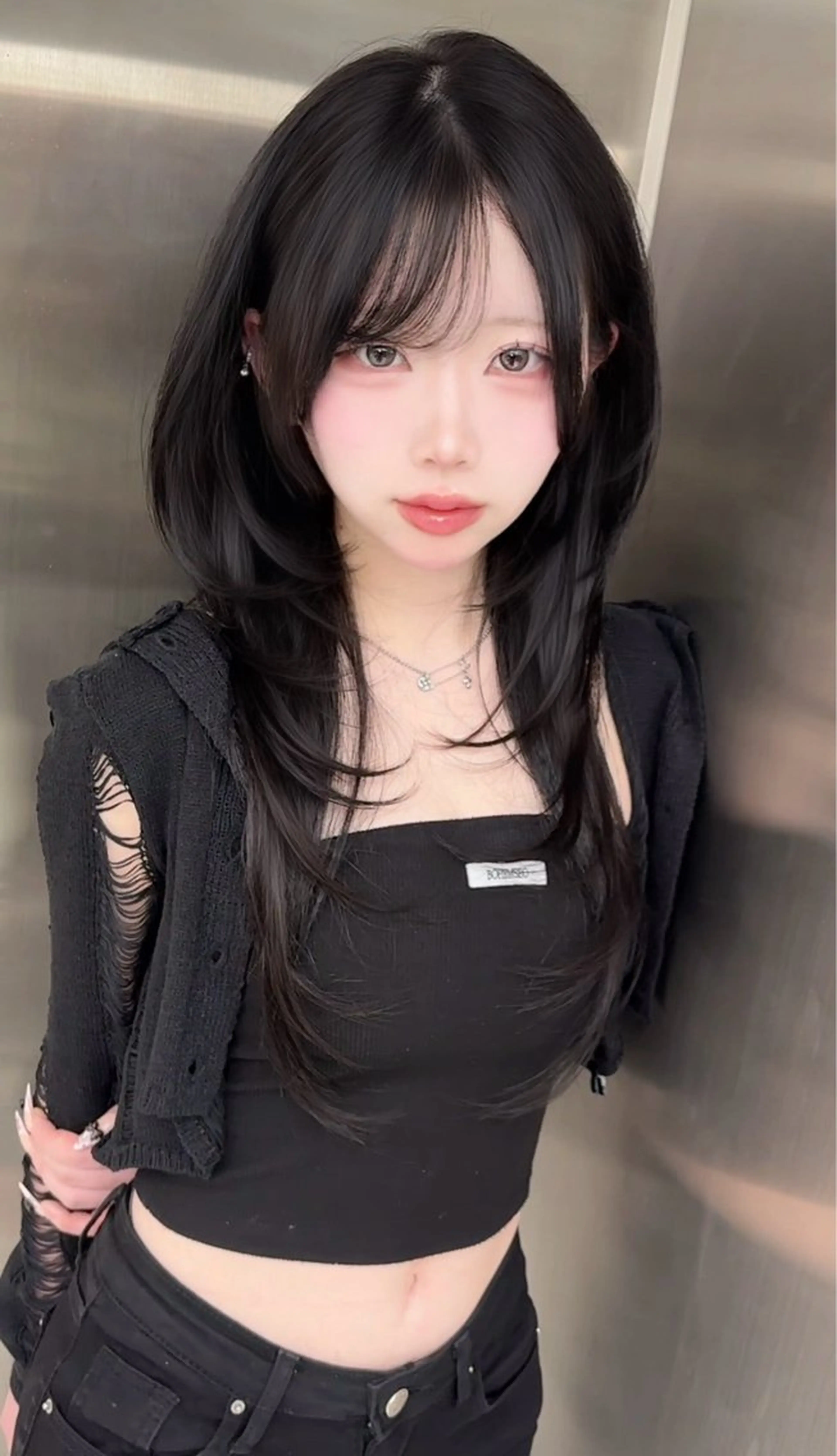 ロング カット ヘアカラー REDEAL ope. 大宮所属・がわ/ハイレイヤー /ハイトーンカラーのヘアスタイル