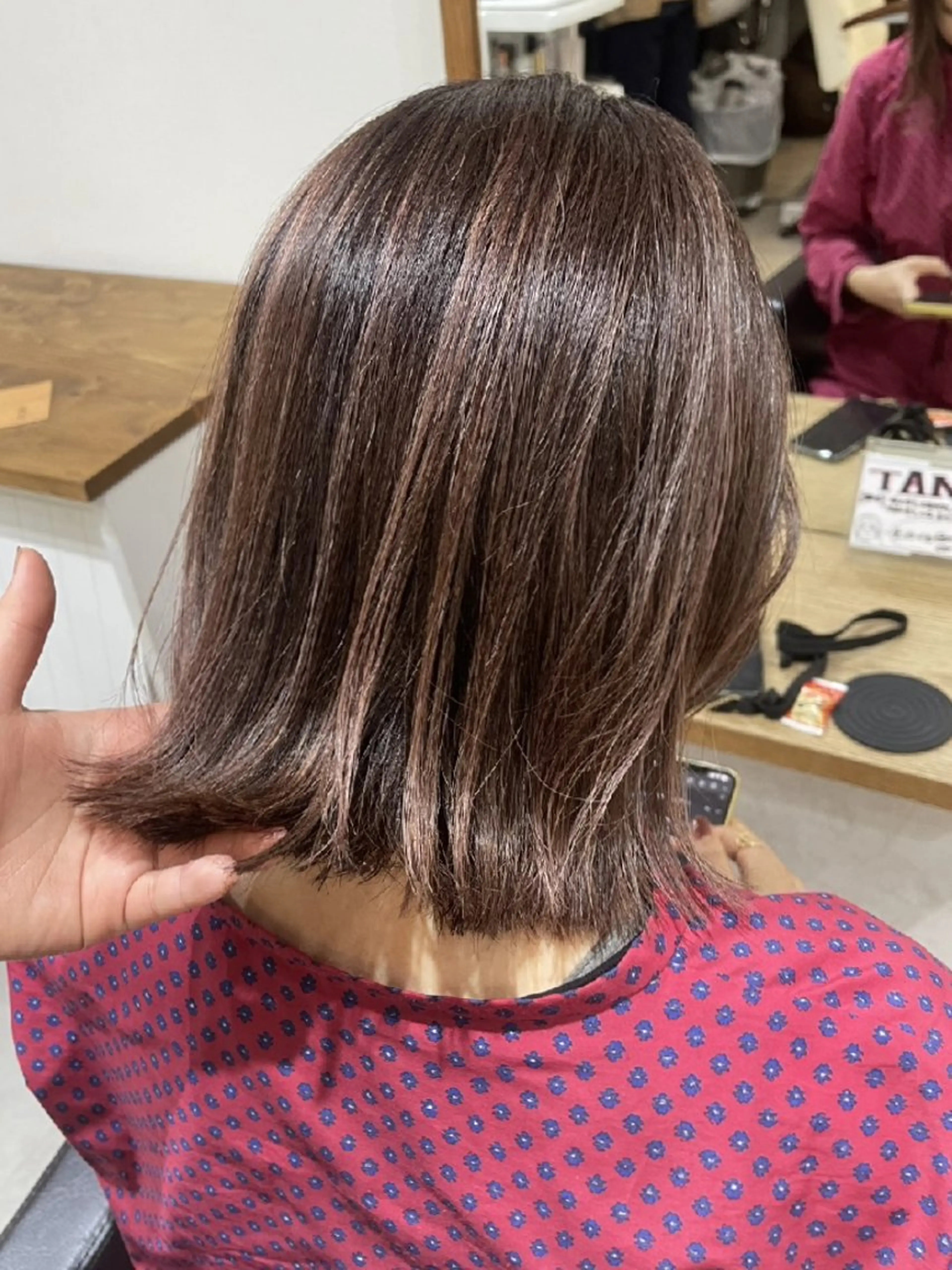 ショート ハイライト カット ヘアカラー トリートメント ボブ人気No,1✨ TAME副店長のヘアスタイル