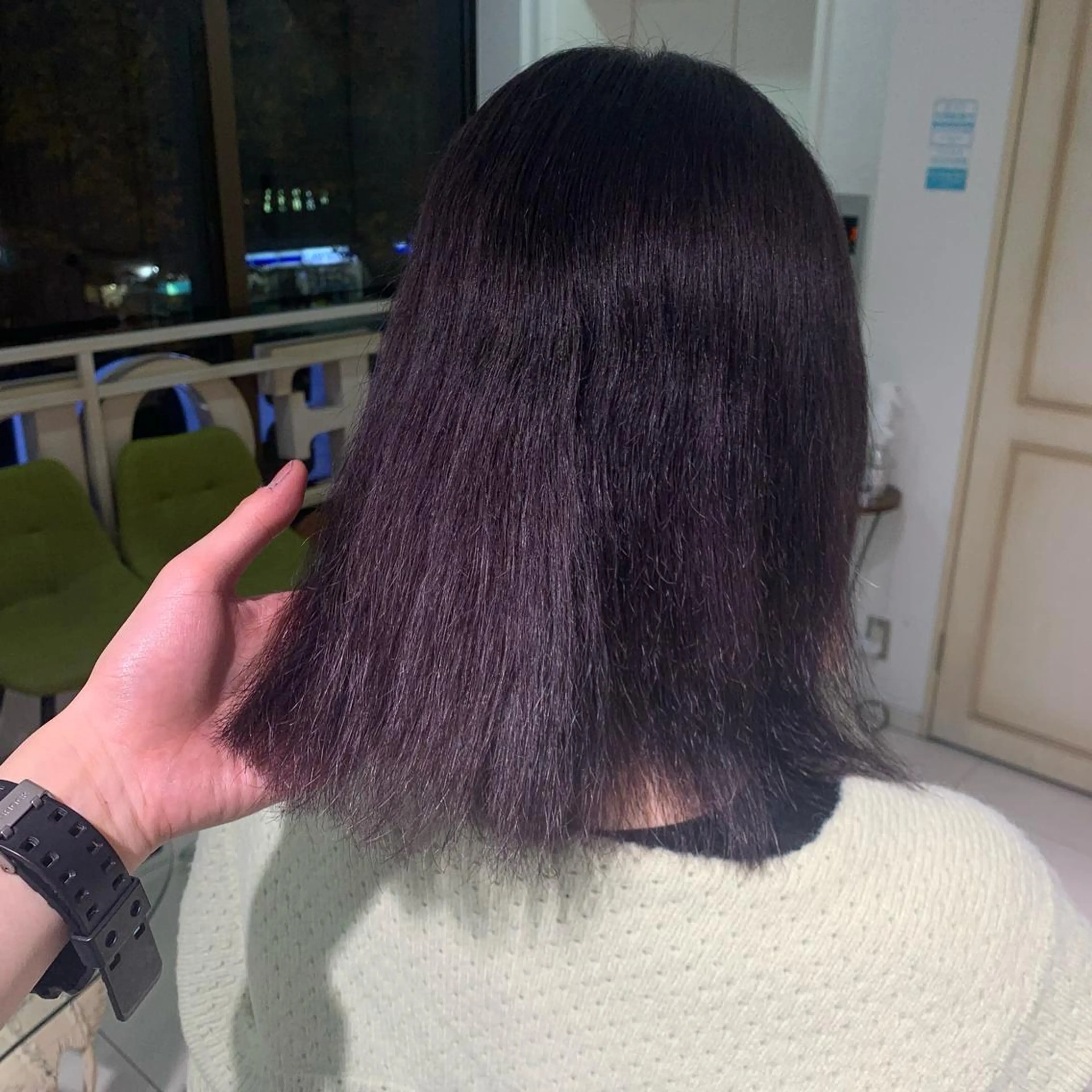 ミディアム ケアカラー 髪質改善 トリートメント ハイトーン職人 ♡中島凱人のヘアスタイル