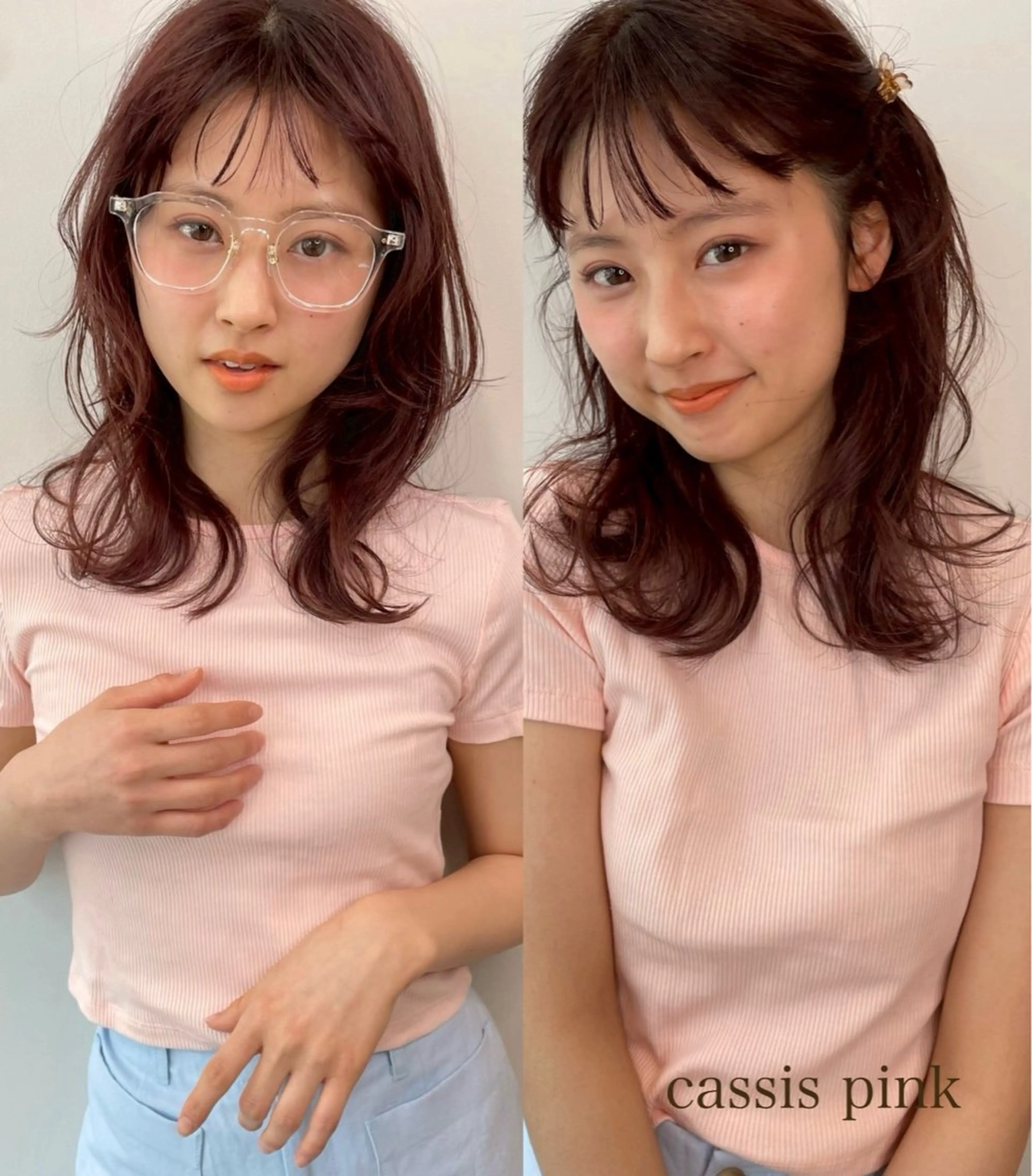 カラー miku/天神 艶カラーのヘアスタイル