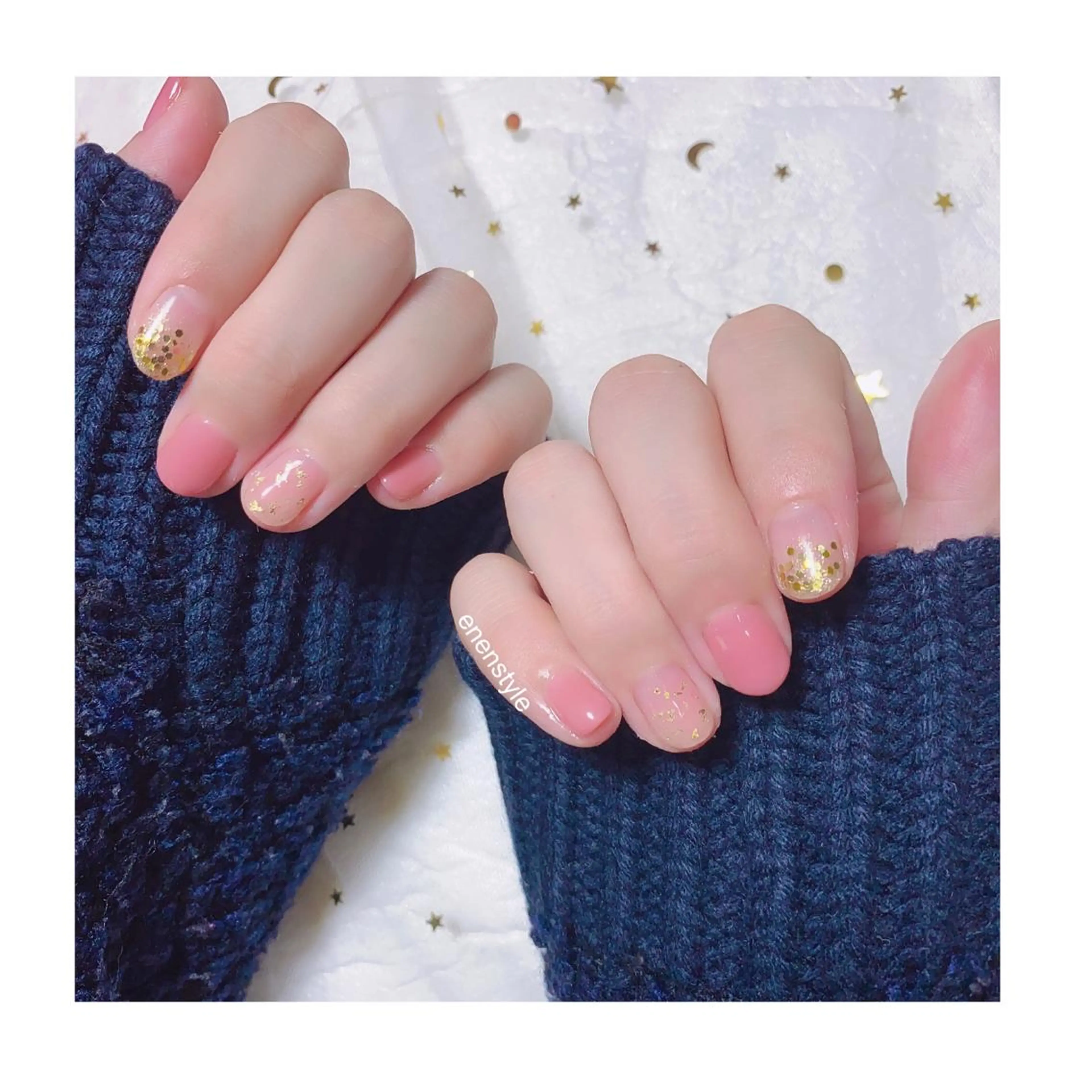 ショート ネイル ジェルネイル ニュアンスネイル オフィスネイル ワンカラーネイル パラジェル 👑enen style👑のネイルデザイン