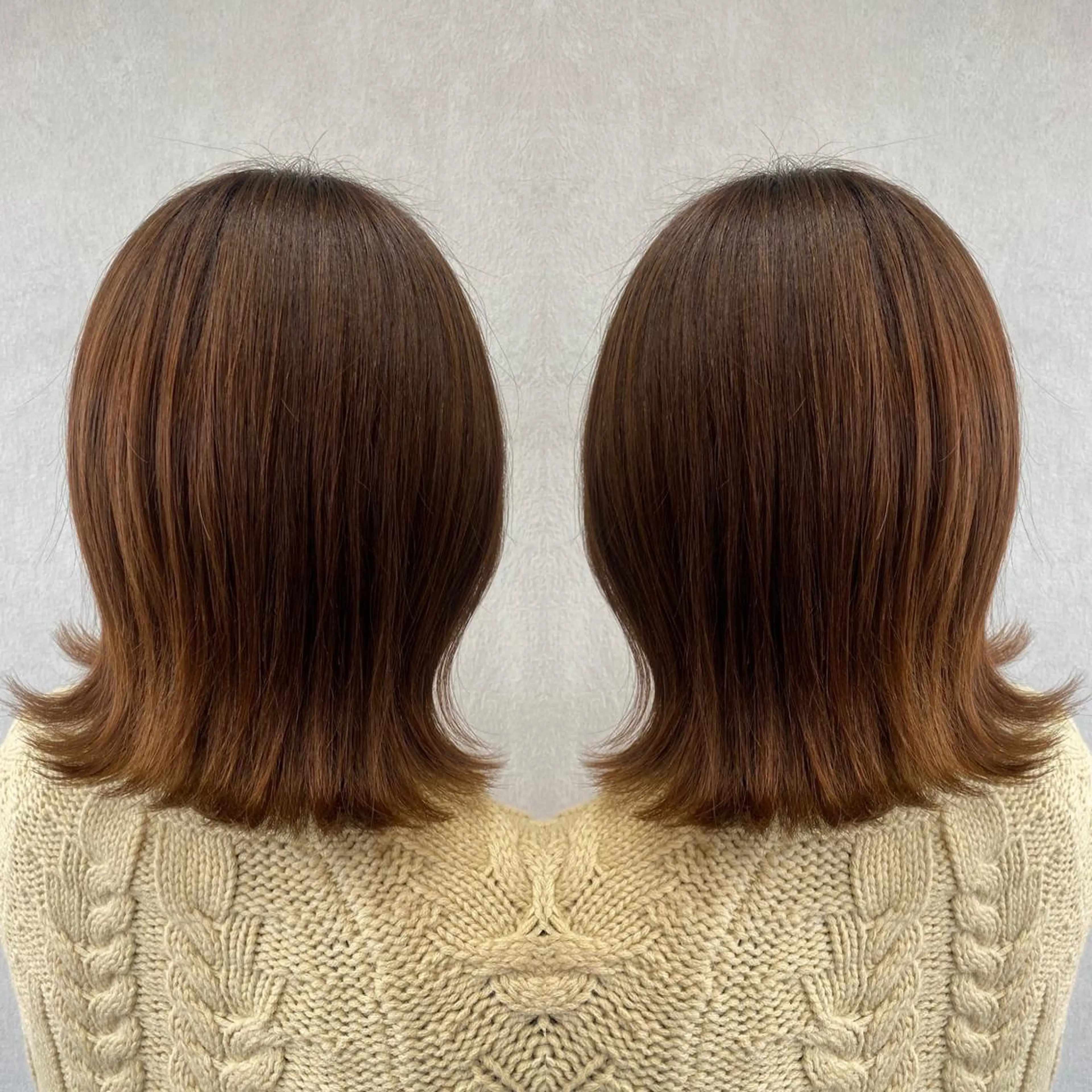 ミディアム カラー tocca 💜石田愛結💜のヘアスタイル