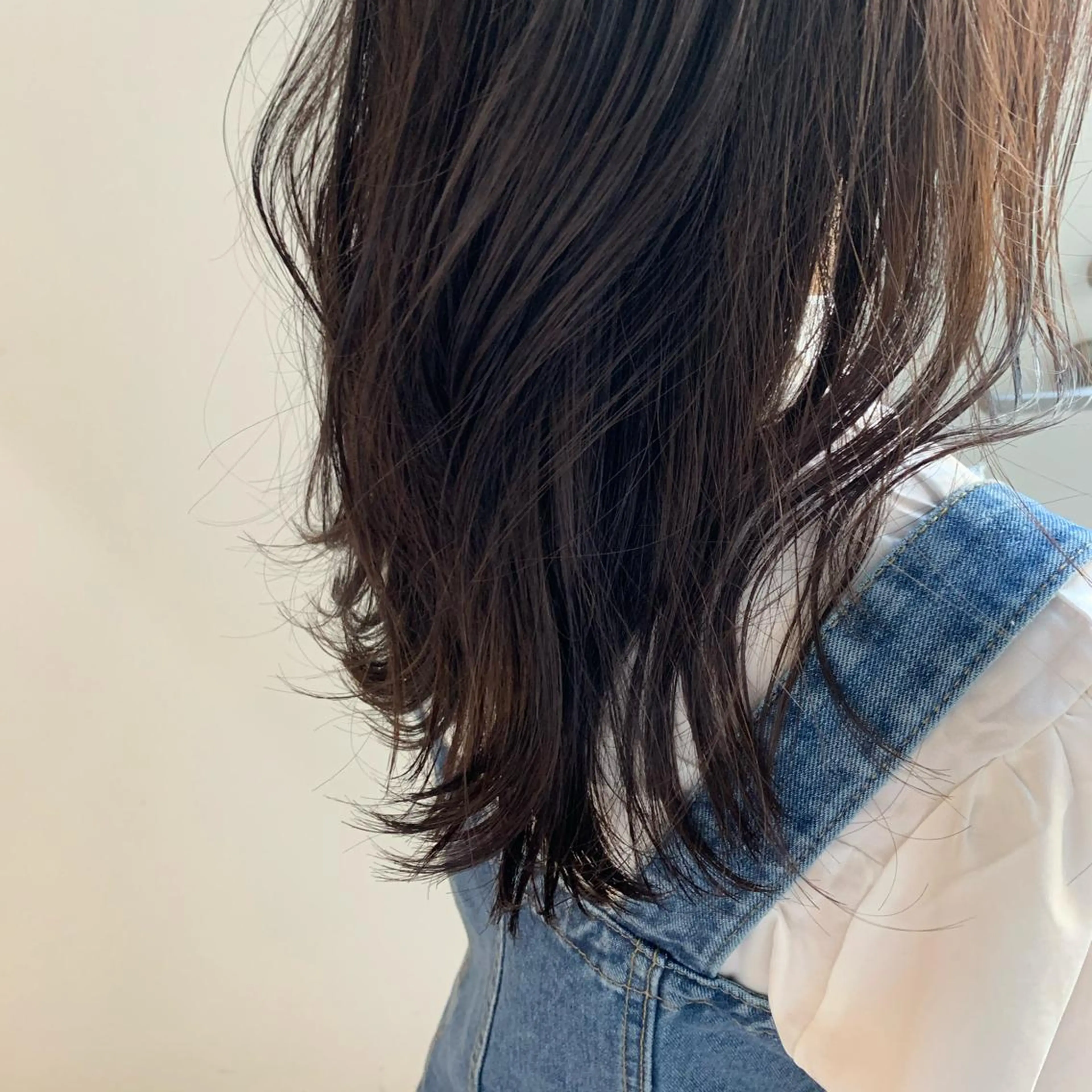 セミロング パープルカラー 森澤 叶実のヘアスタイル