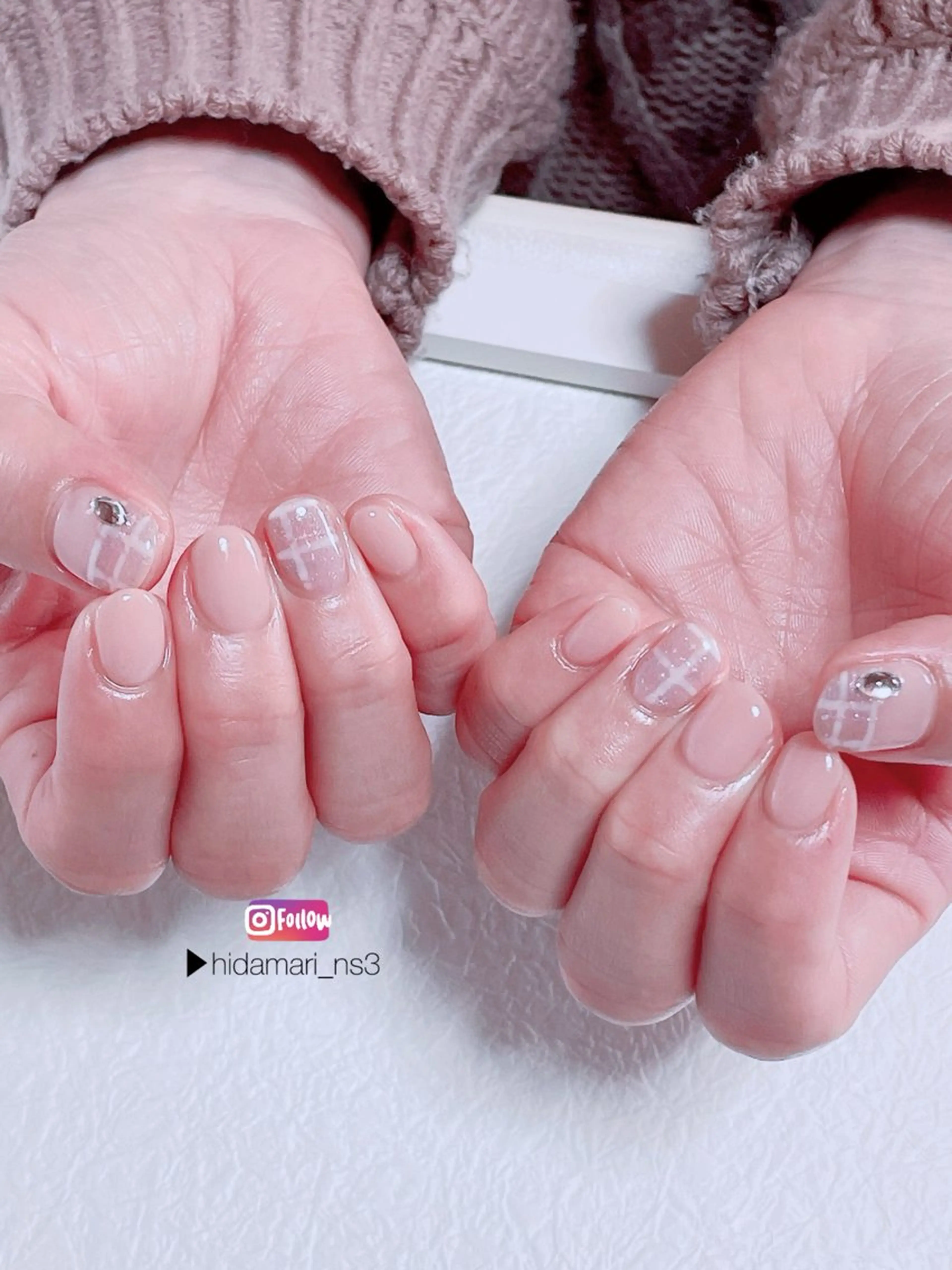 ネイル ピンク 春ネイル ハンドネイル NailSalon ひだまりのネイルデザイン