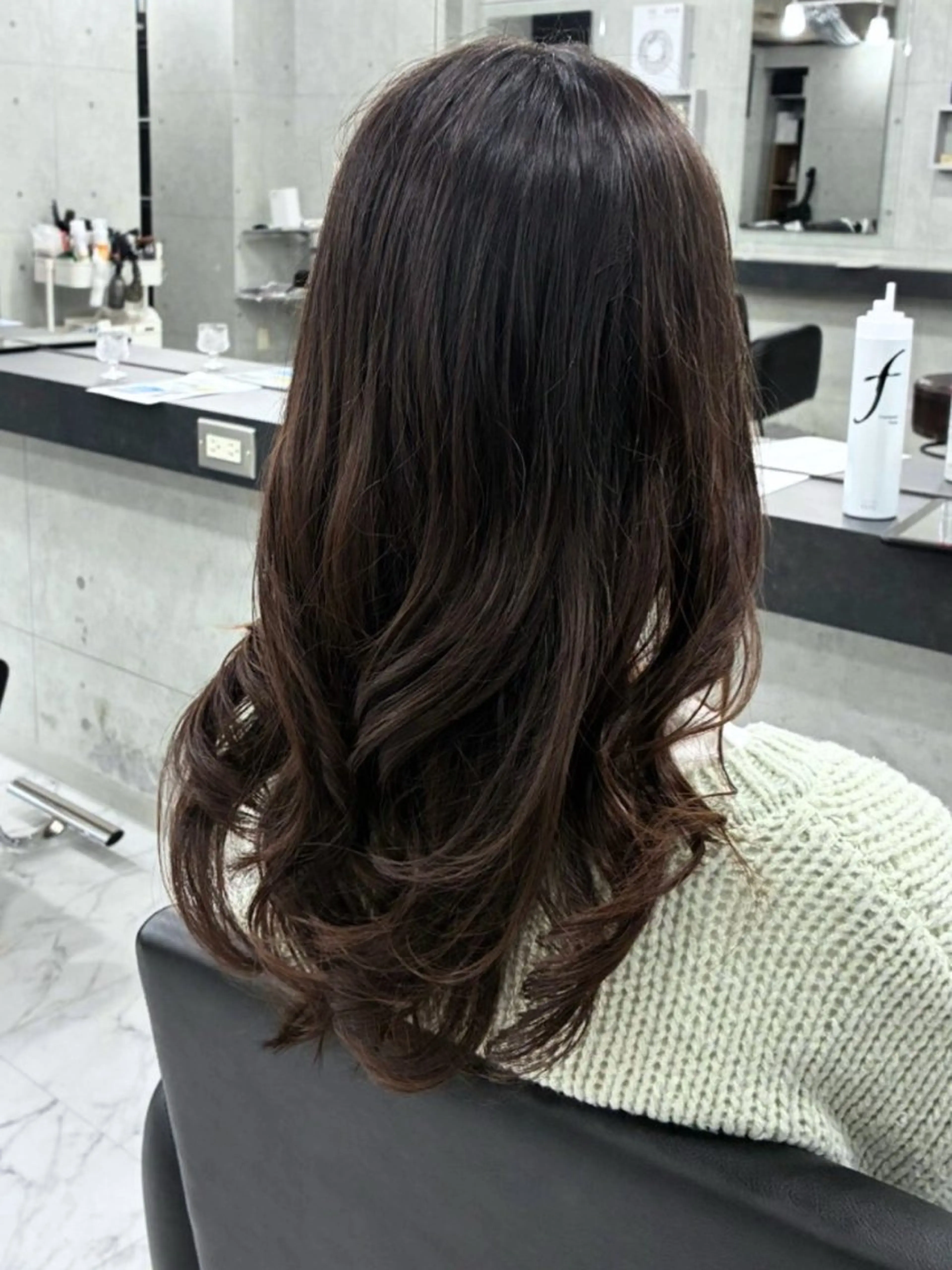 ロング パーマ デジタルパーマ カット パーマ Endearing 北澤那未🌟銀座のヘアスタイル