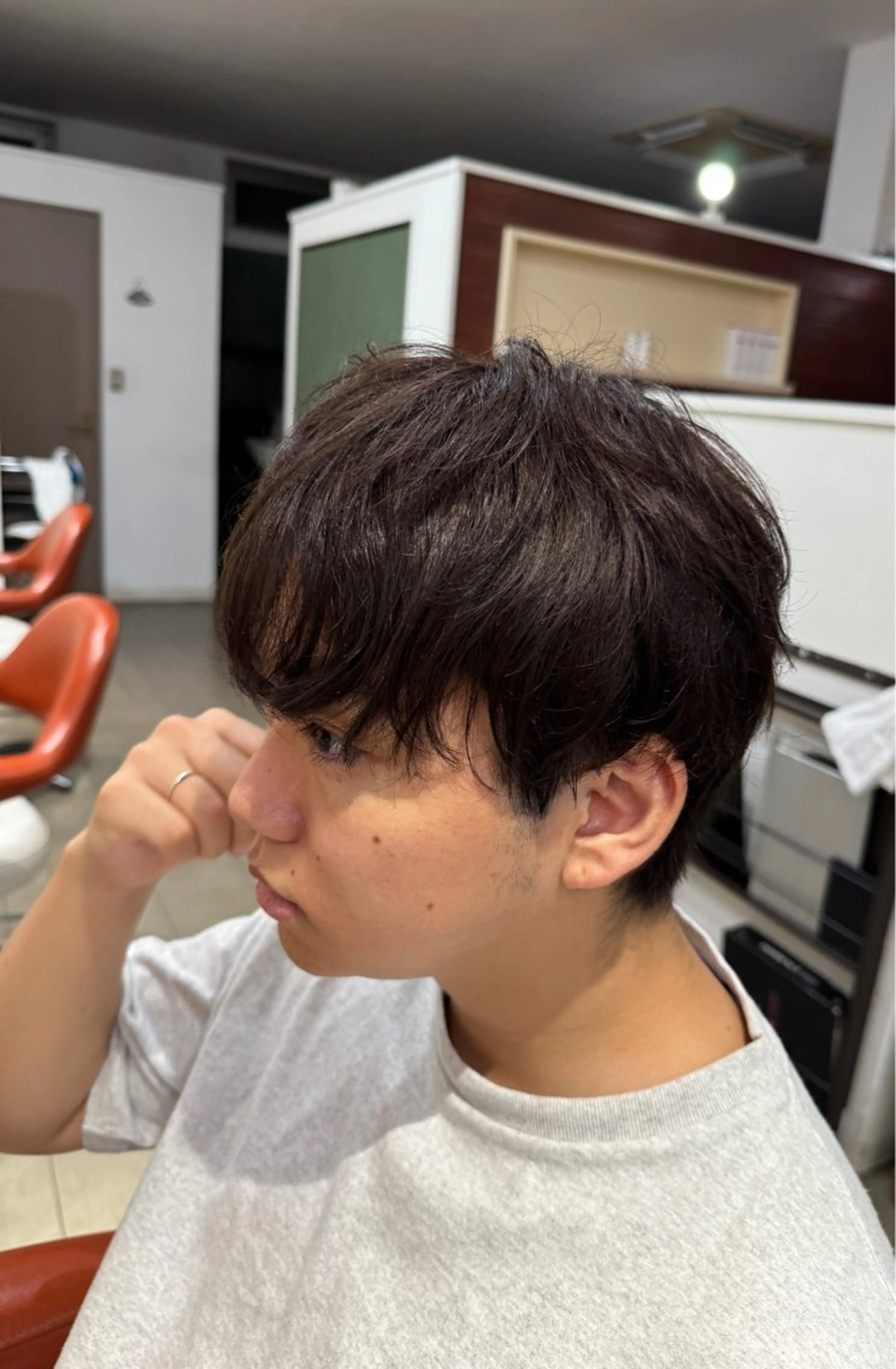 ショート カラー ヘアカラー 大塚 しおりのヘアスタイル