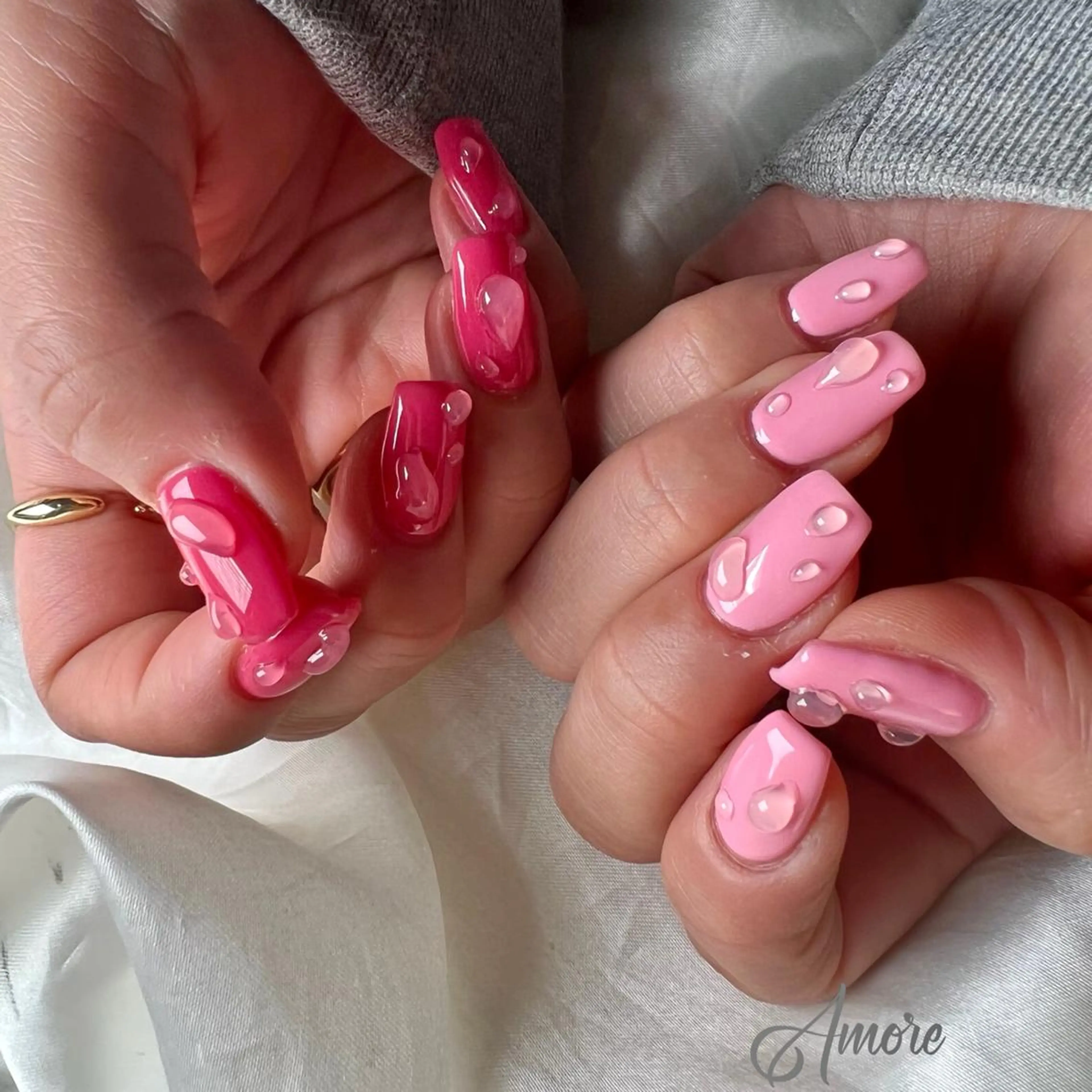 ネイル ジェルネイル 氷ネイル・うるうるネイル マグネットネイル ミラーネイル ニュアンスネイル You kyehwaのネイルデザイン