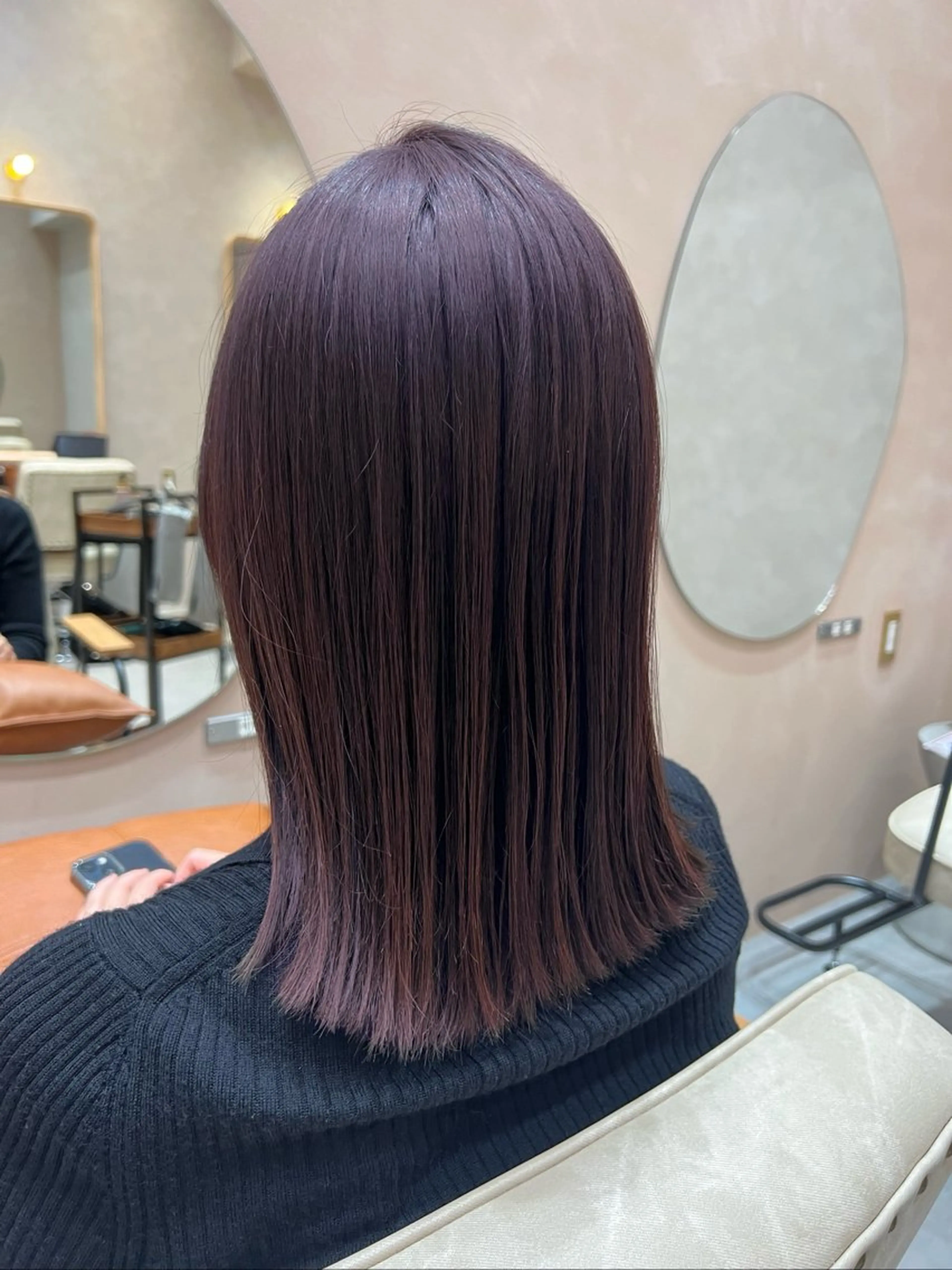 ミディアム カラー 透明感/ベージュ /kazui🐈のヘアスタイル