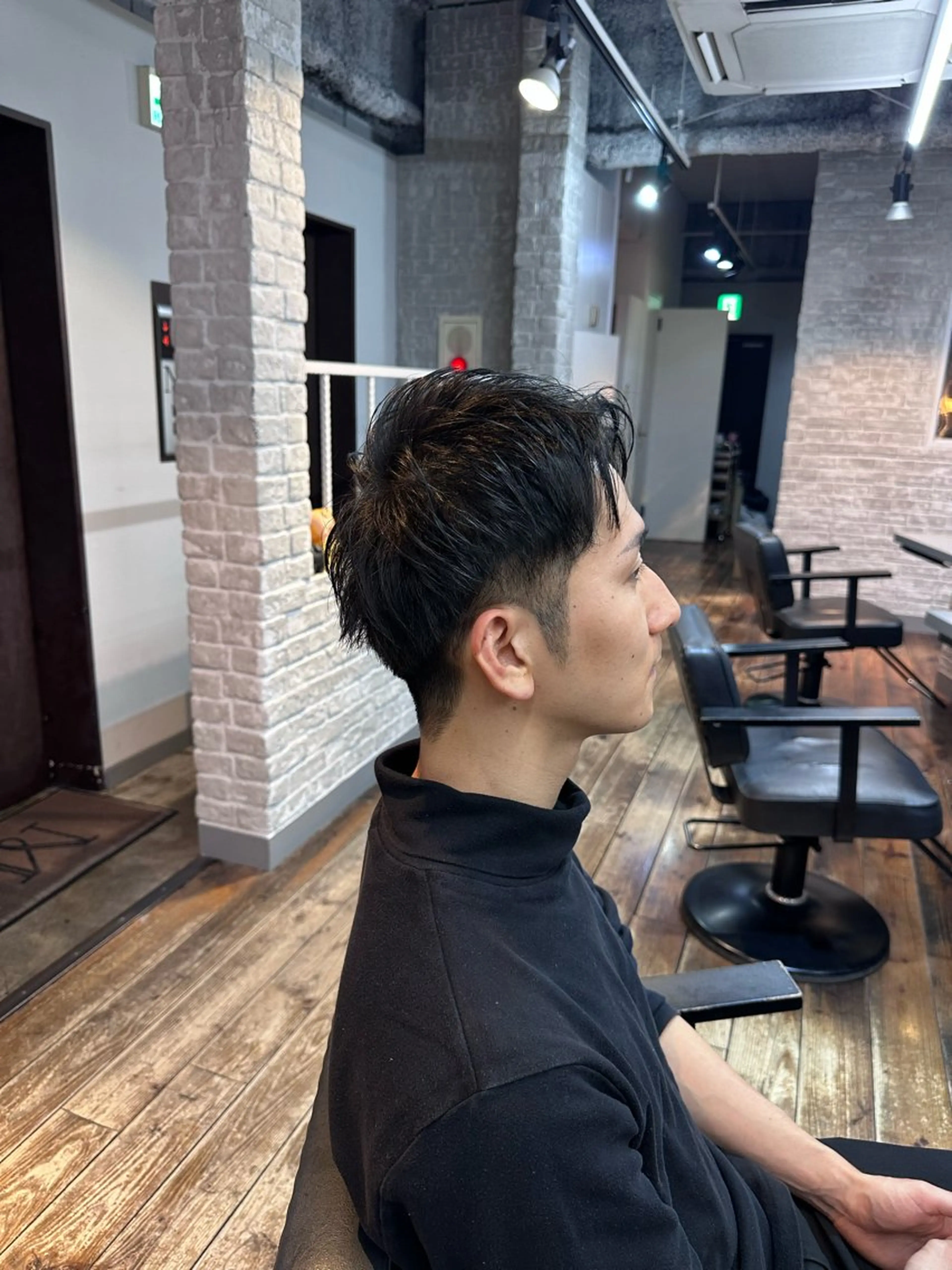 ショート メンズ カット 🩵つなぎショート✨ パーマスタイル みくのヘアスタイル