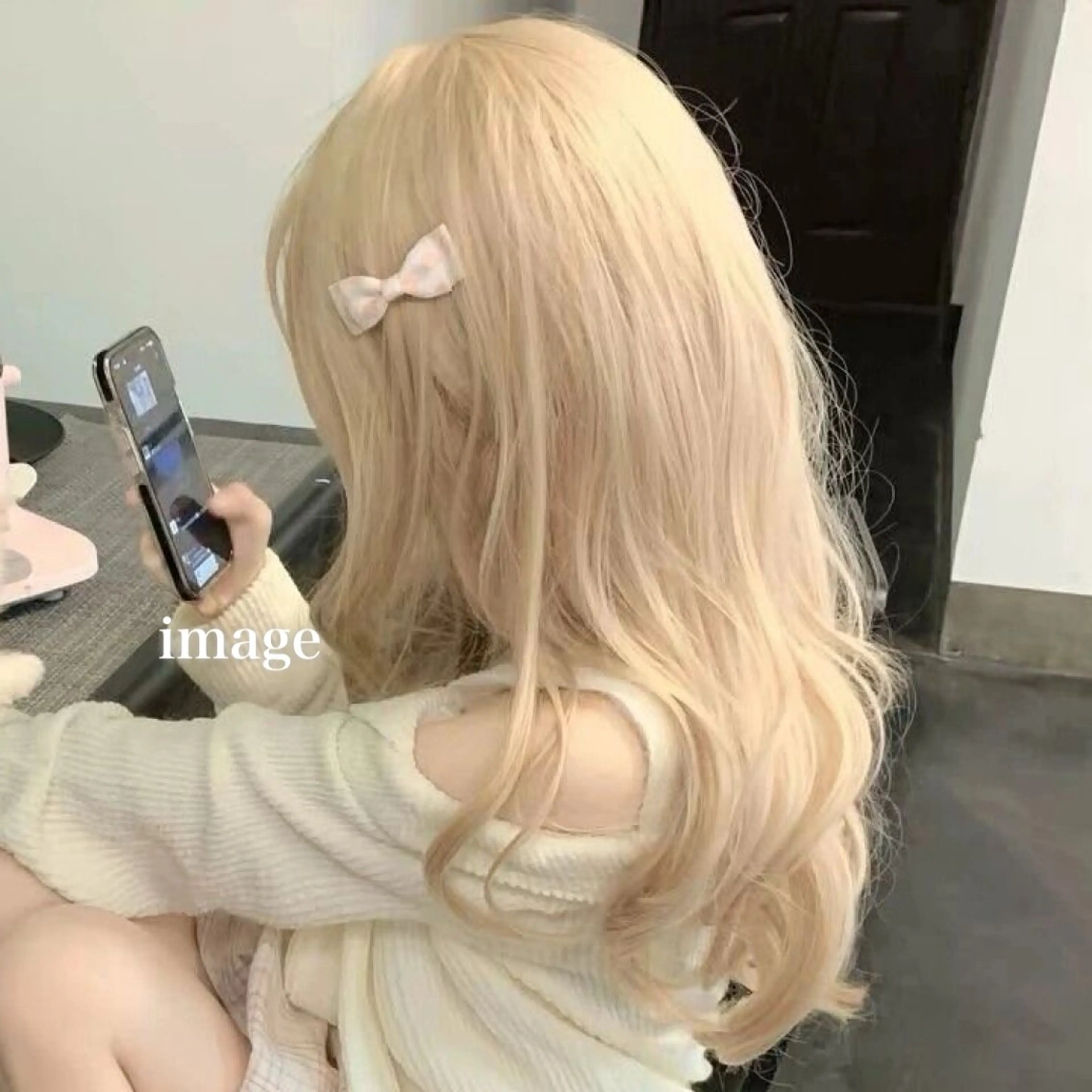 ロング 韓国ガーリー🤍ハイ トーン🤍Ayanaのヘアスタイル