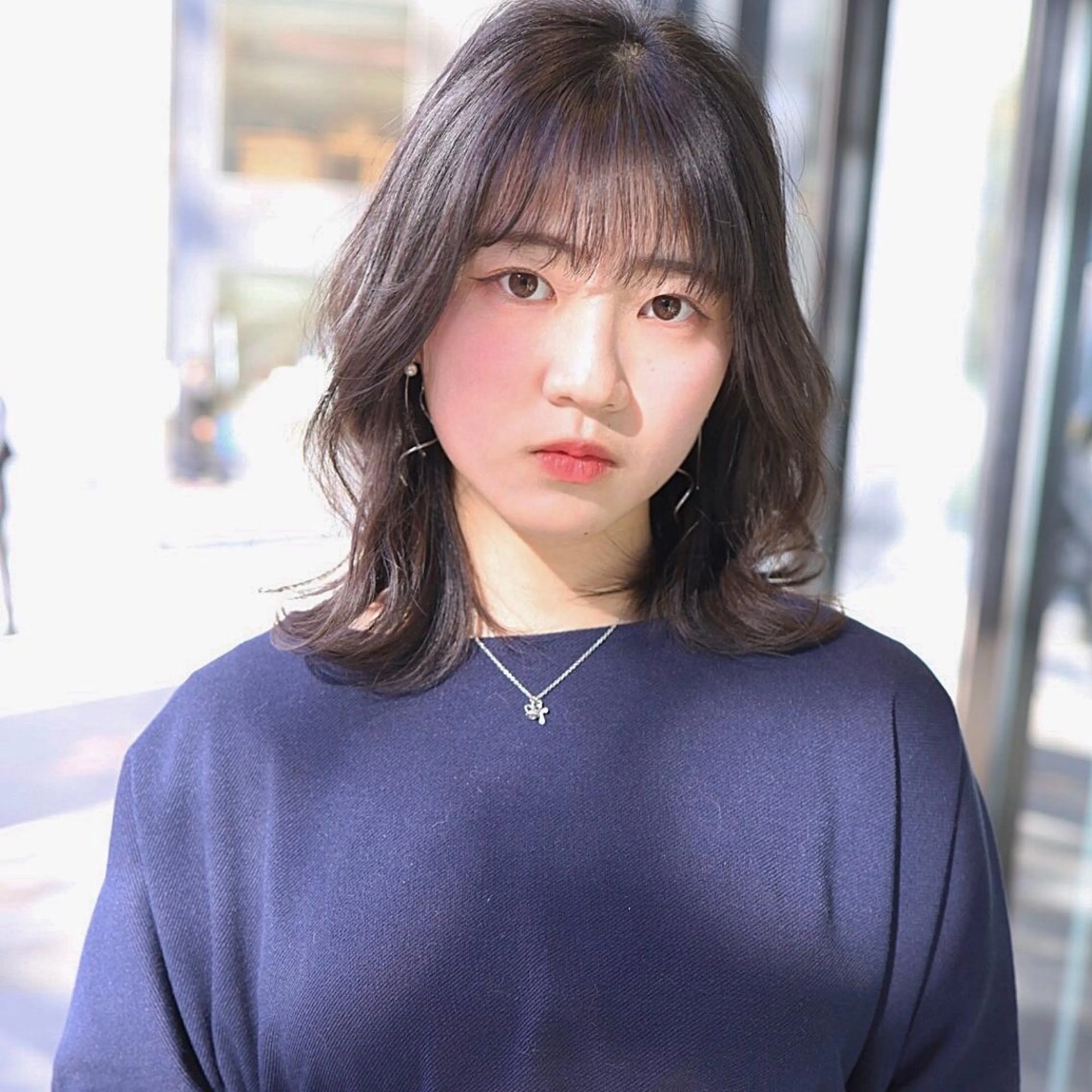 ミディアム カラー パーマ ヘアアレンジ カット トレンドヘア🩶 艶髪🩶yoshiのヘアスタイル