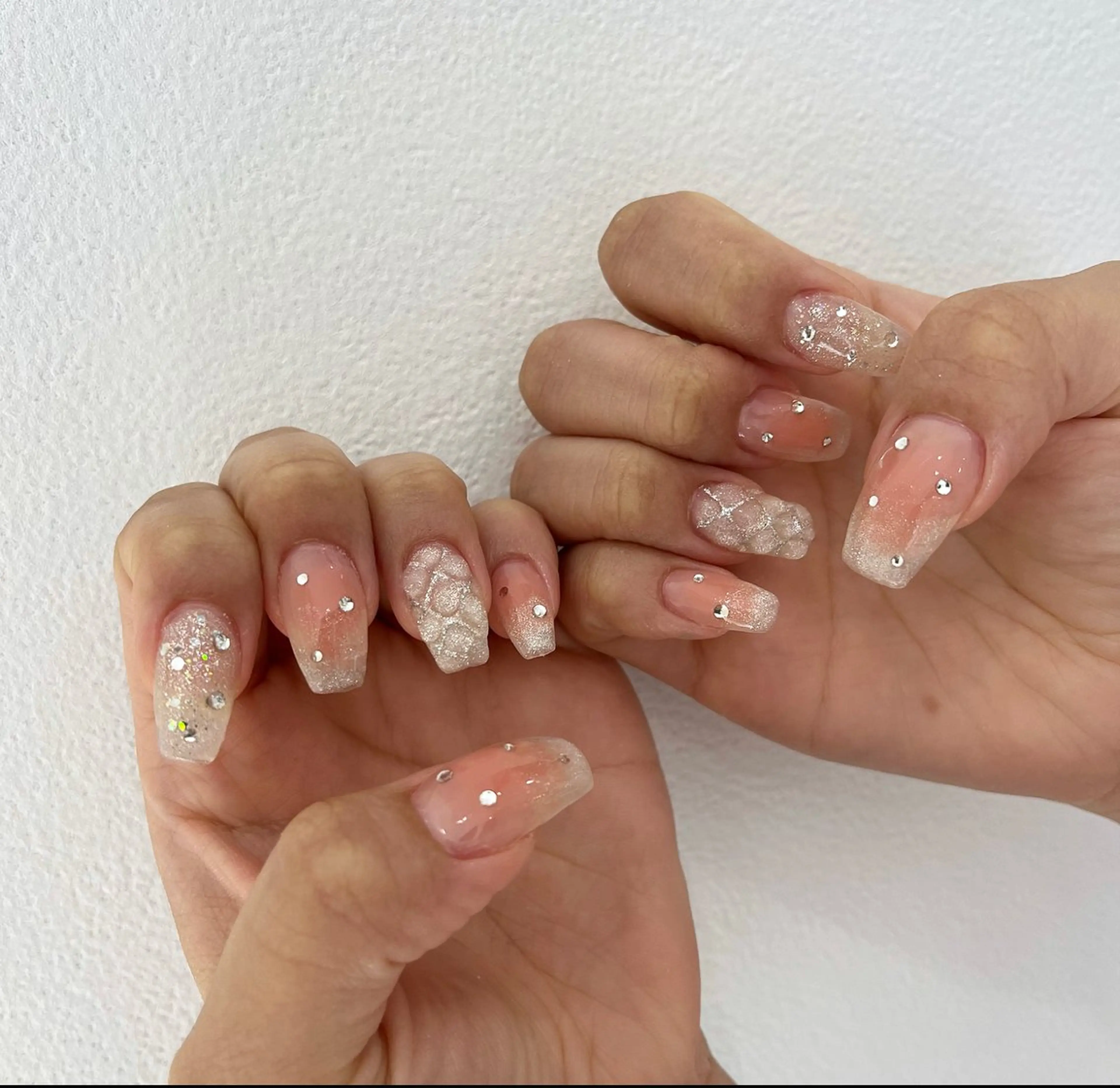 ネイル チークネイル マグネットネイル #Amin nail salonのネイルデザイン