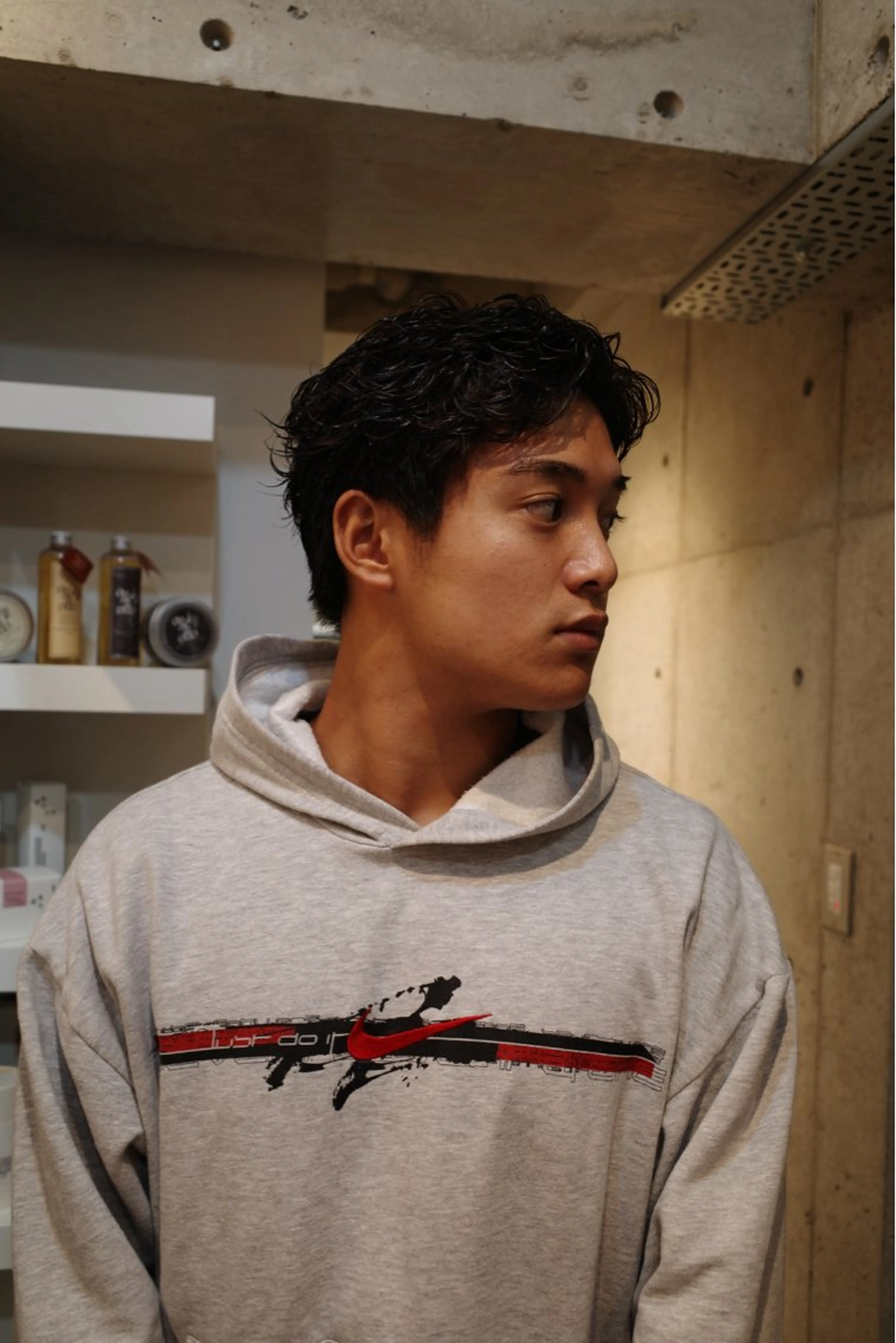 ショート パーマ メンズ メンズパーマ 宮崎 恵多のヘアスタイル