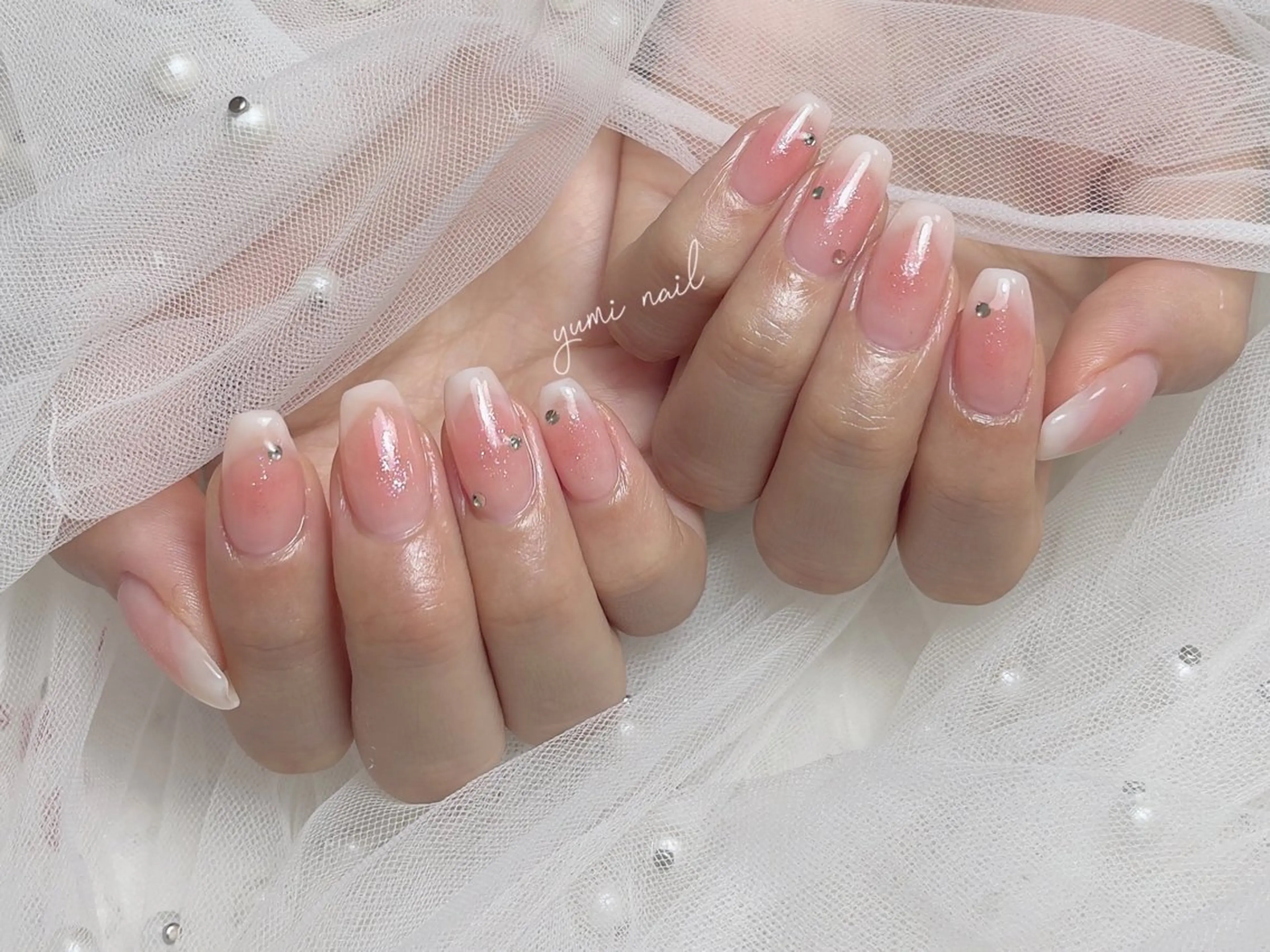 ネイル 𝐲𝐮𝐦𝐢🎀 長さ出しデザイン専門のネイルデザイン