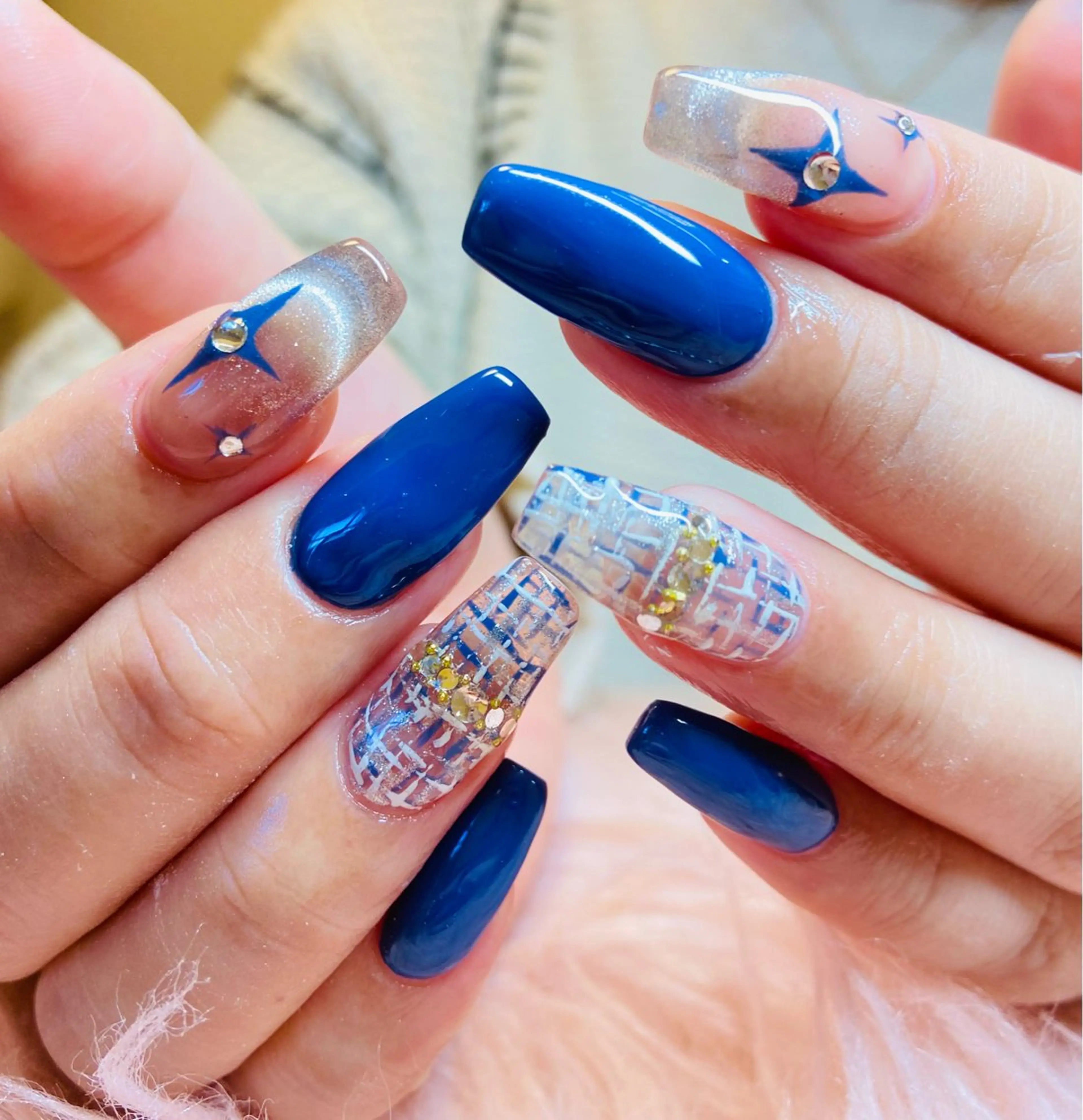 ネイル 長さ出し ジェルネイル HandSnail 座間自宅ネイルサロンのネイルデザイン