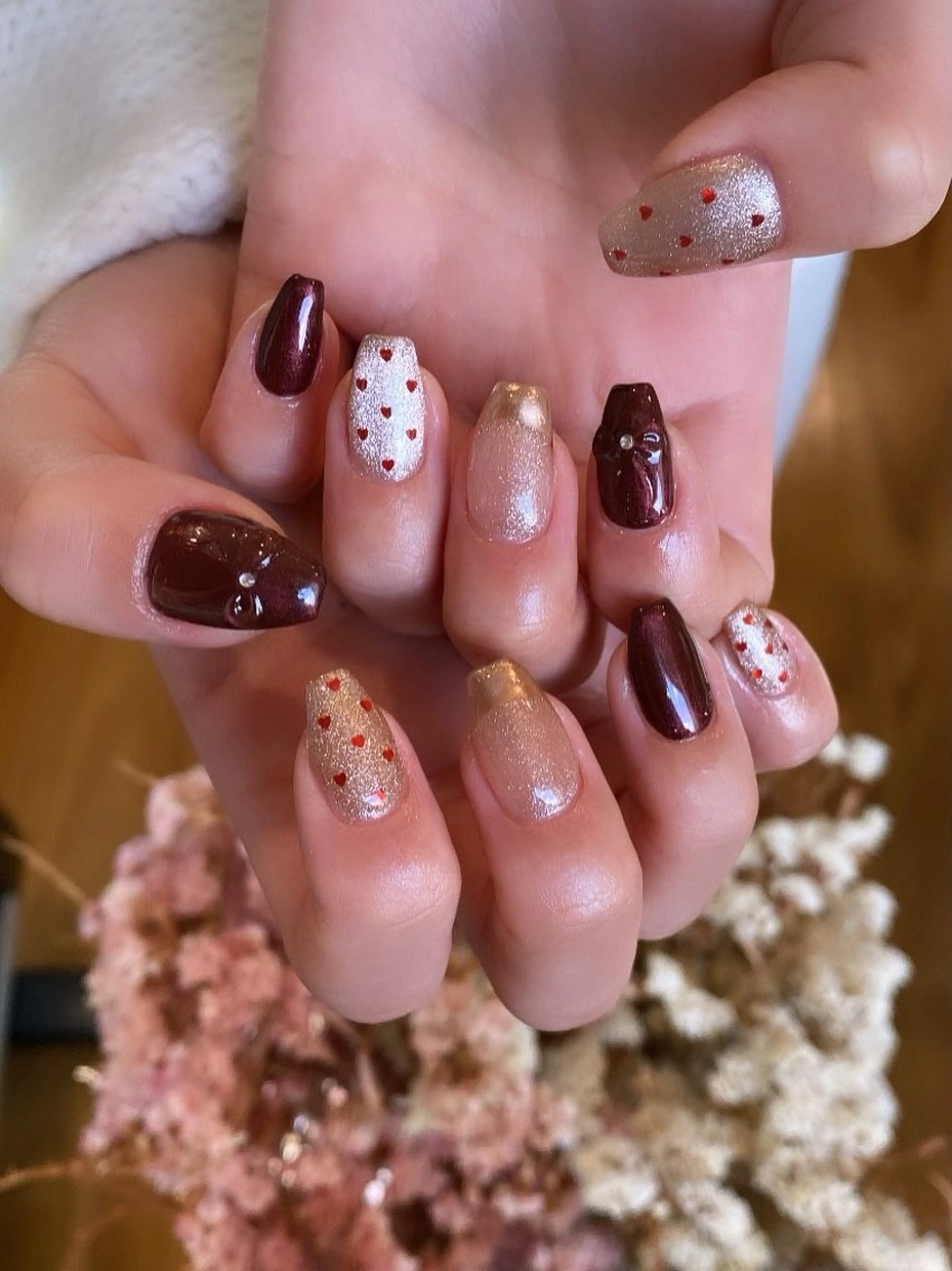 ネイル ハンドネイル crystal ⭐︎ colorのネイルデザイン