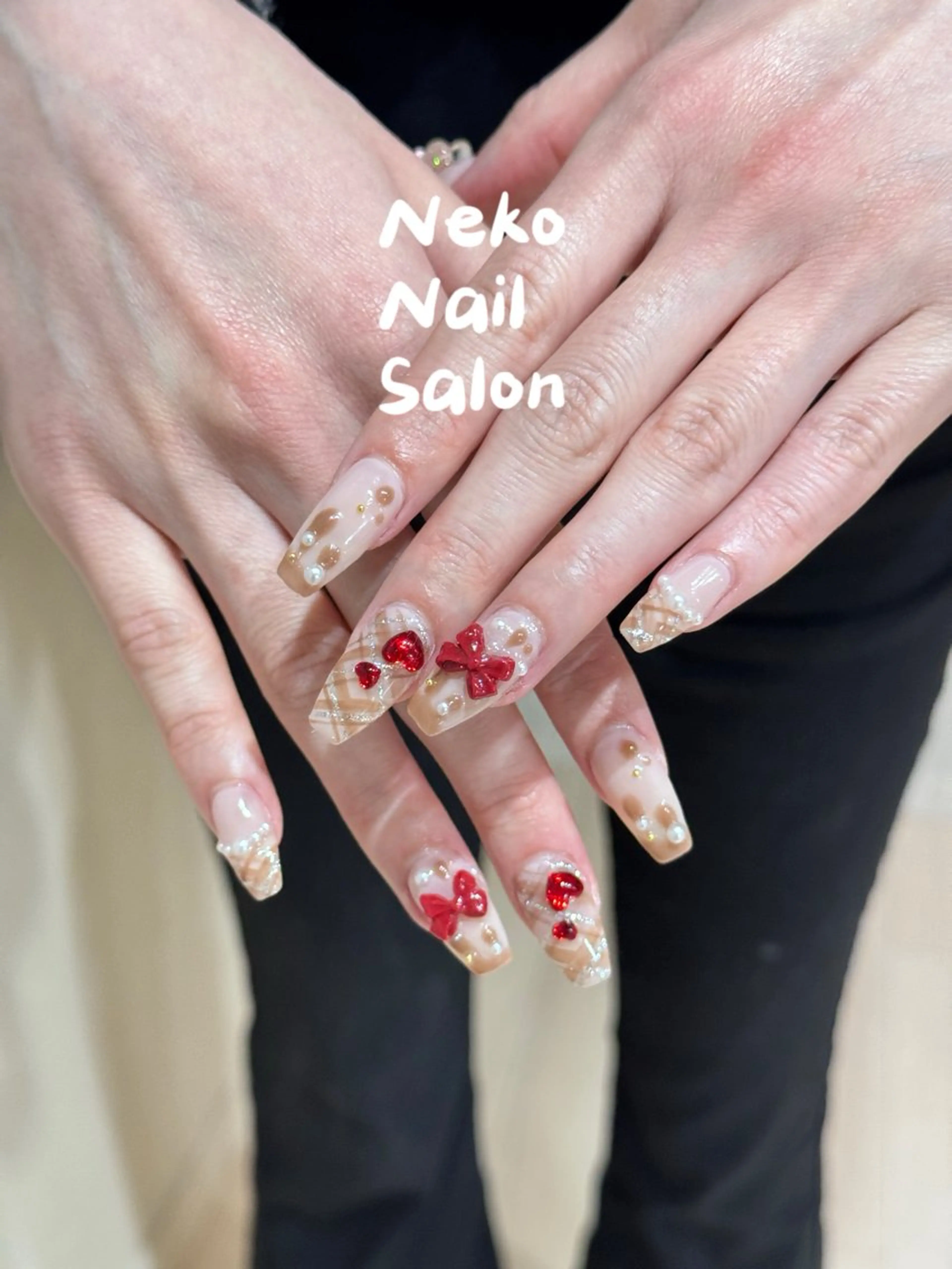 ネイル バレンタイン neko nail所属・neko nailのネイルデザイン