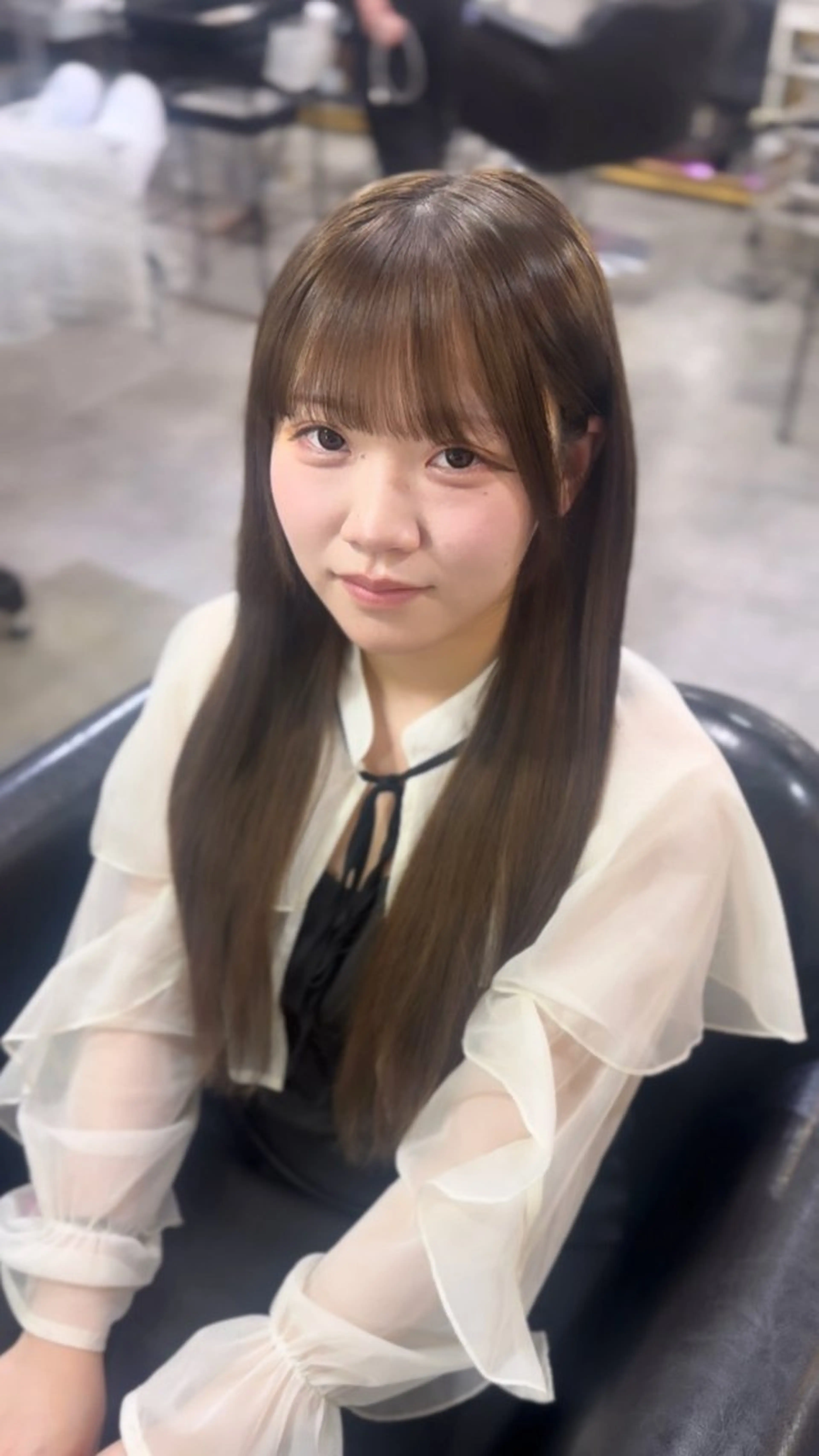 ロング ヘアカラー エクステ uda 抜きっぱなし /最高級エクステのヘアスタイル